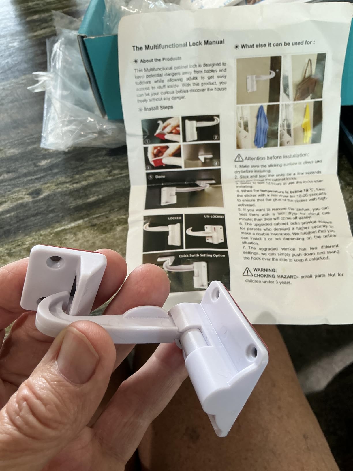 40 Pack Baby Proofing Kit | Hidden Cabinet Drawer Locks, Adjustable Latches, Outlet Covers, Corner Guards & Anti Tip Furniture Anchors Kit. Protecting Baby From Safety Hazards in Your Home. customer photo 1