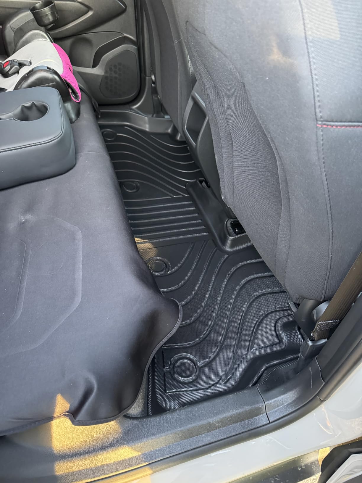 MOOREVER Floor Mats & Cargo Liner for 2024-2026 Mazda CX-90 & CX90 PHEV | 6&7 Seats | Custom Fit Heavy Duty TPE All Weather customer photo 2