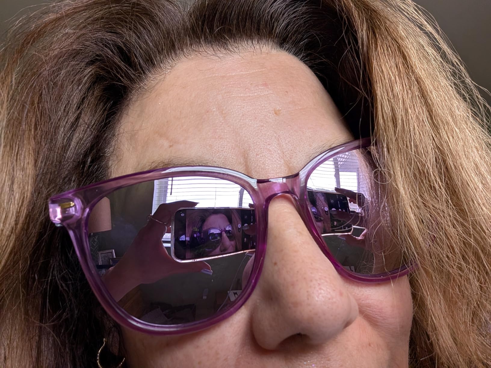 Mirrored Sunglasses for Women w UV Protection, Polarized Lens customer photo 2