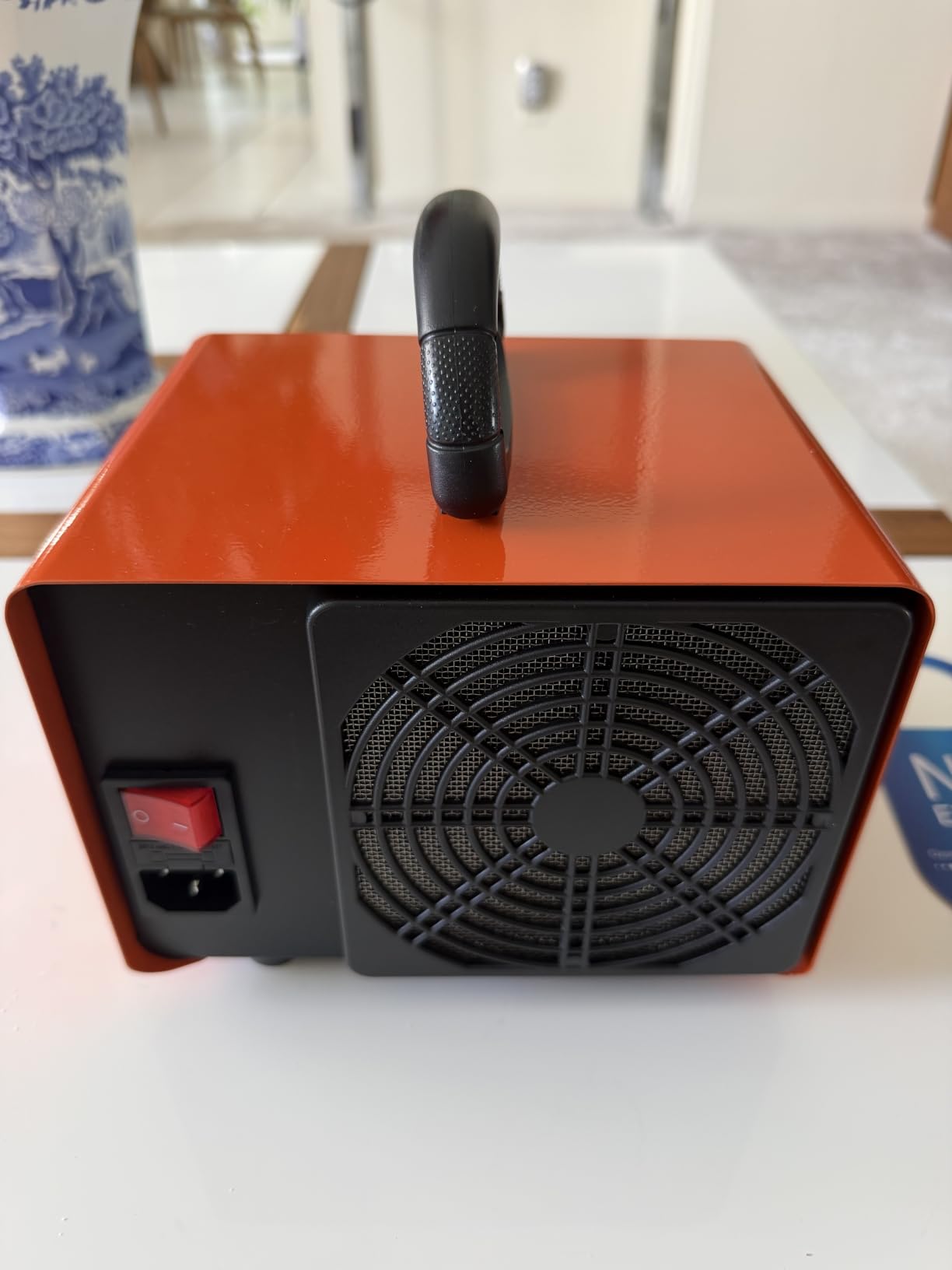 HHGM 198,000mg/h Dual-Fan Ozone Machine Generator High Capacity Ozone Odor Eliminator Odor Removal Air Purifier Ionizer & Deodorizer for Car, Home, Smoke, Pets, Industrial, Basement, Commercial customer photo 1