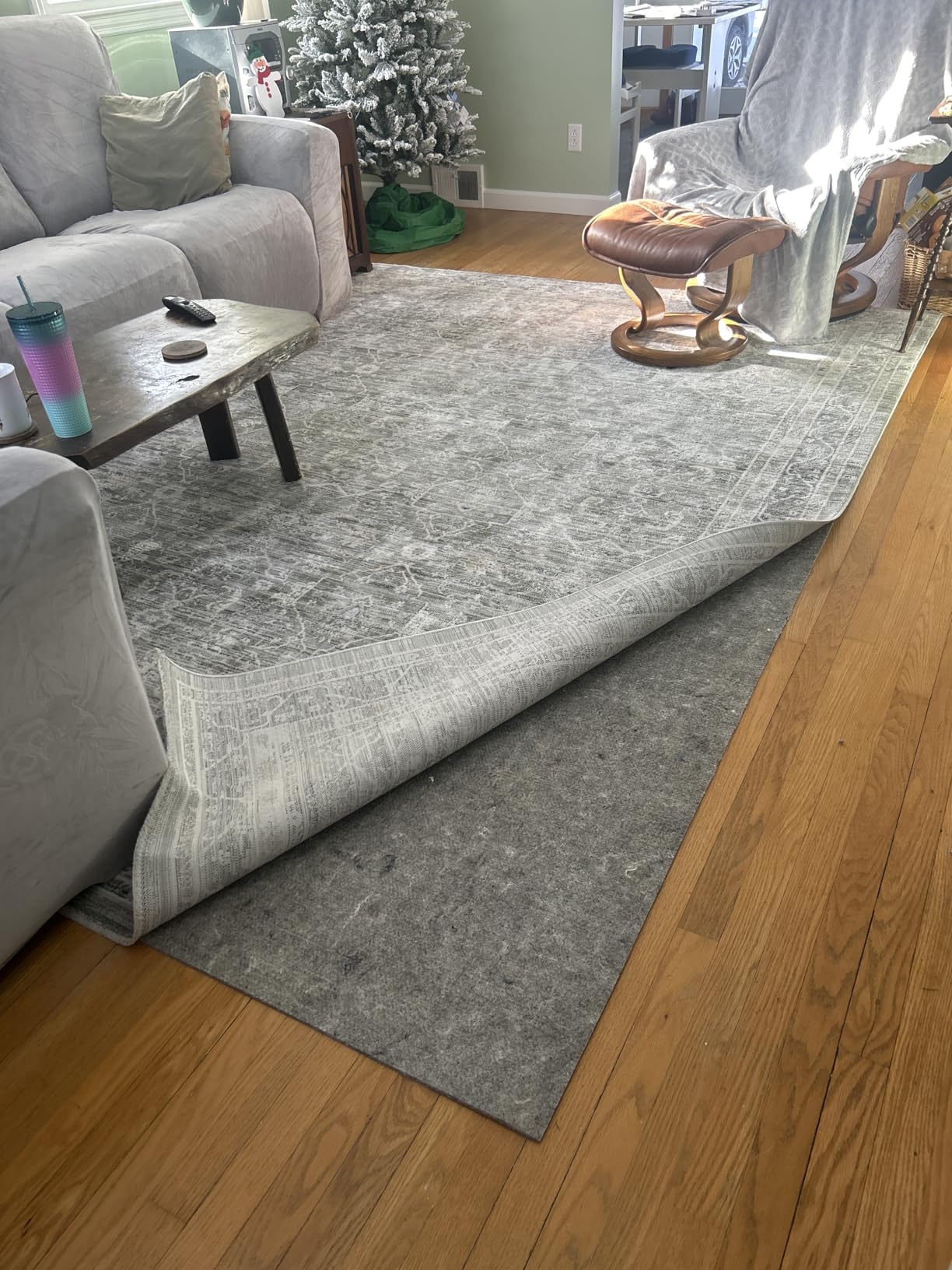 Waterproof GATORGRIP Non-Slip Rug Pad, 8x10, Pet-Friendly, Safe for All Floors, Made in the USA, Low-VOC customer photo 1