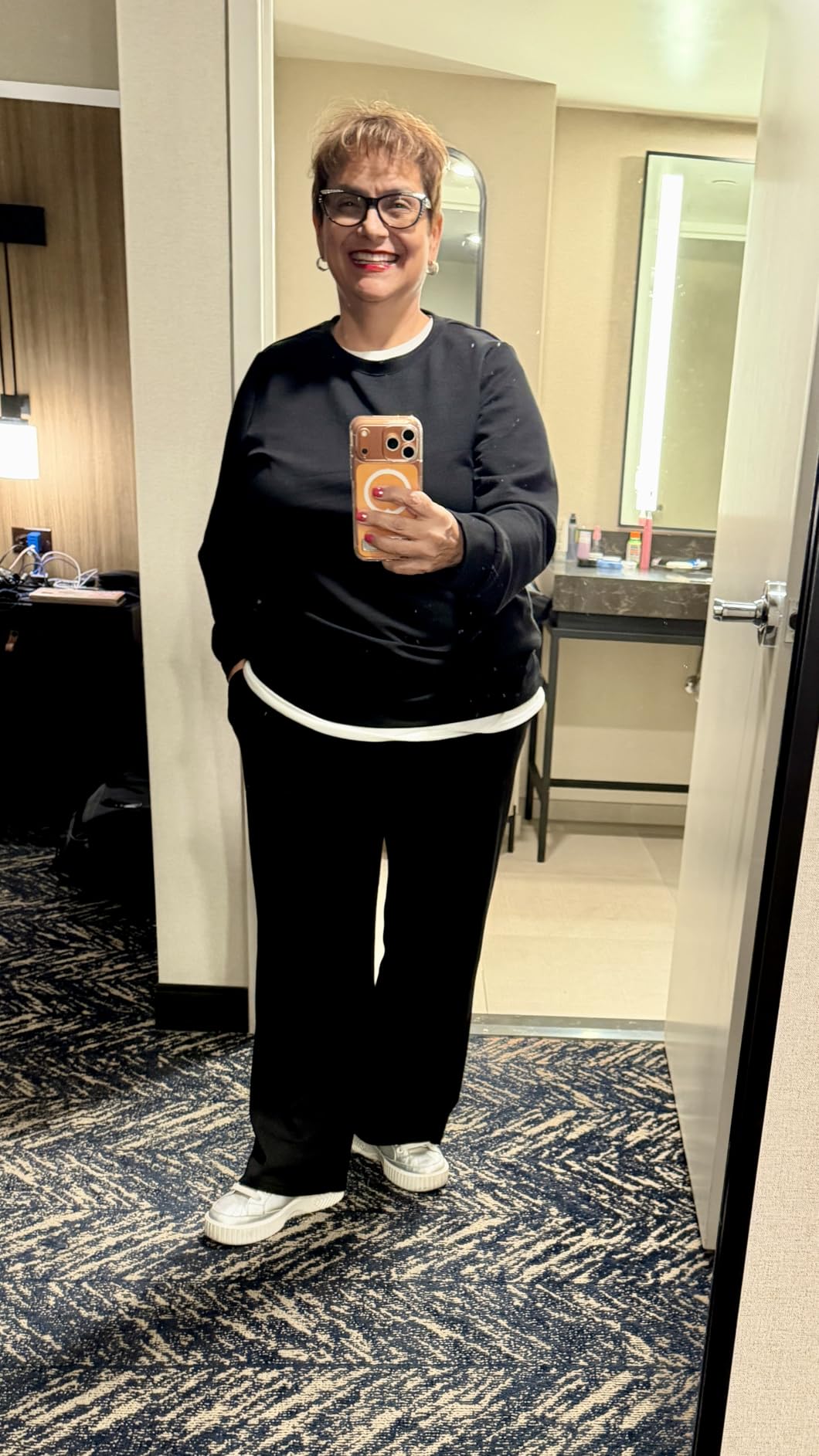 WIHOLL Lounge Sets for Women 2 Piece Travel Vacation Outfits Fall 2026 Sweatsuit Tracksuit customer photo 1
