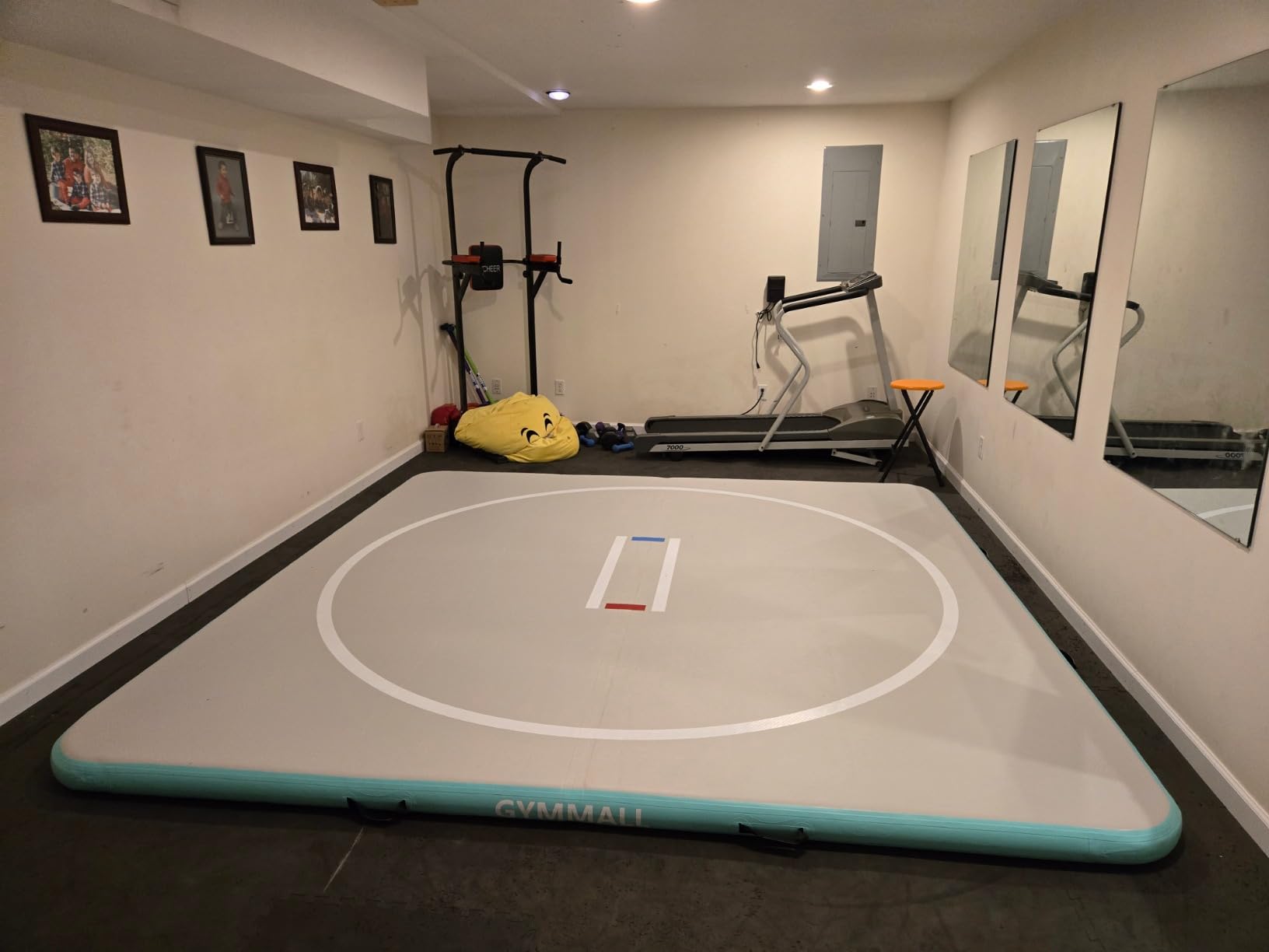 Wrestling Mat Inflatable 5FT/6.6FT/10FT/13FT/16.5FT, Foldable 4