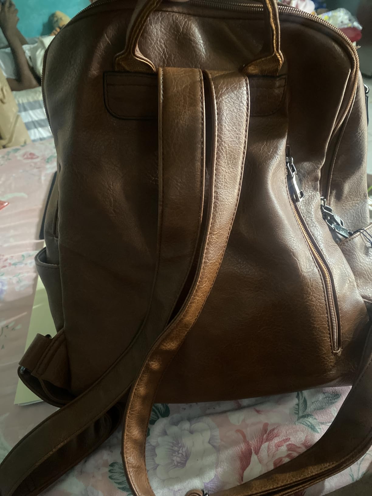 TANTOMI Backpack Purse for Women, Large PU Leather Backpack | Waterproof Womens Backpack, Convertible Shoulder Handbags, Anti-Theft Back Pocket, Travel, Daily Commute & Work Use customer photo 2