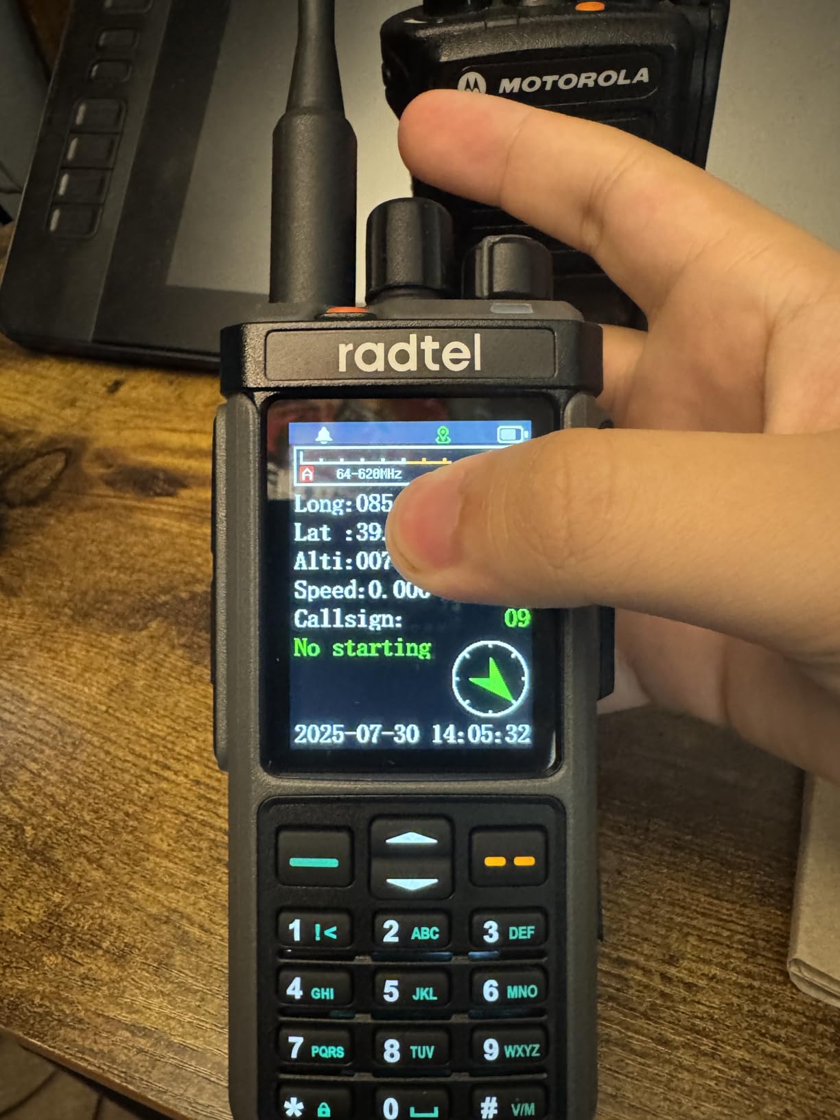 Radtel RT-880G GPS APRS Ham Radio 10W Walkie Talkie Portable CB Radio 1024 Channels HF SSB Rx with Cross-Band Repeater, 2.4 Inch Color Display, 2400mAh Rechargeable Battery customer photo 2