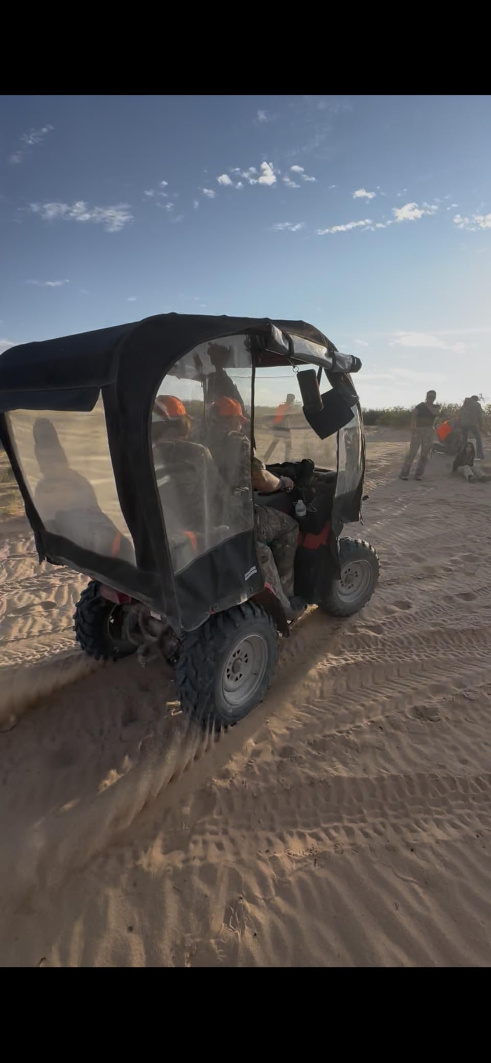 KEMIMOTO Extra Large ATV Cab Enclosure 3-in-1 Adjustable All-Weather Heavy Duty ATV Canopy Cover with Full Visibility Universal Compatible with Polaris Can-Am Kawasaki Arctic Cat CFMOTO customer photo 1