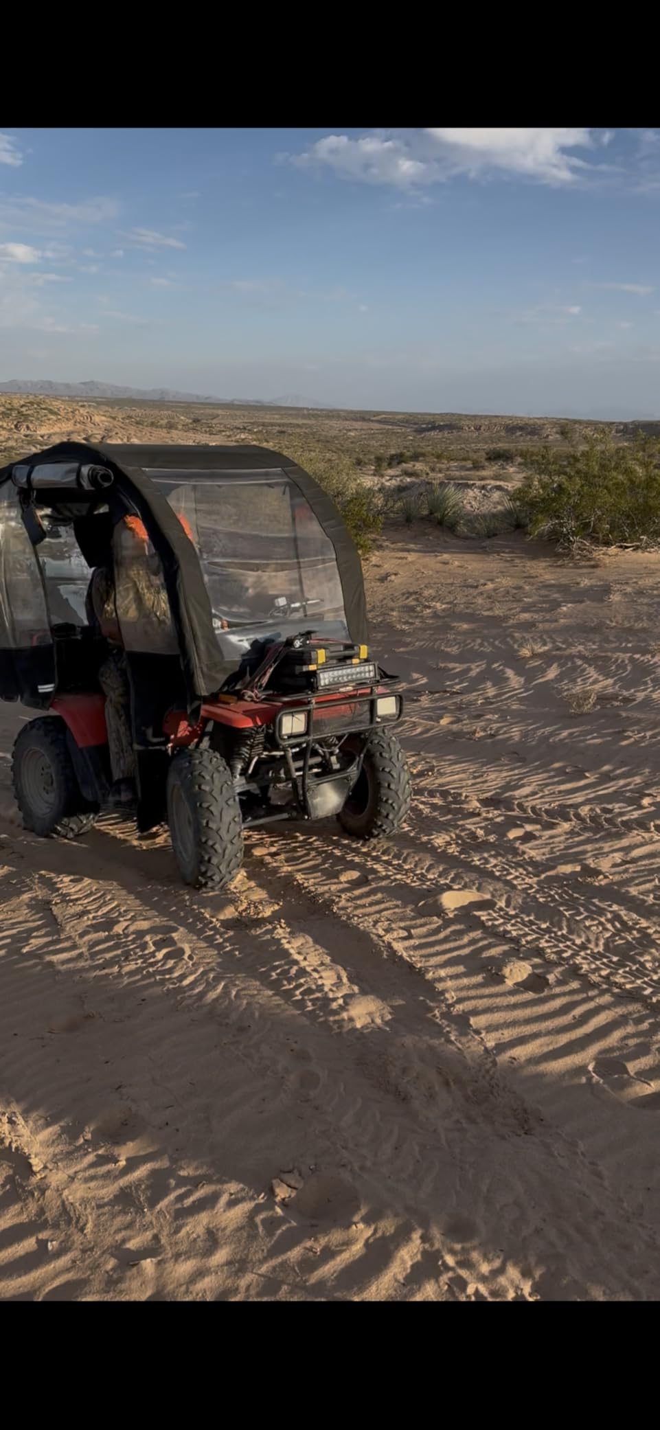 KEMIMOTO Extra Large ATV Cab Enclosure 3-in-1 Adjustable All-Weather Heavy Duty ATV Canopy Cover with Full Visibility Universal Compatible with Polaris Can-Am Kawasaki Arctic Cat CFMOTO customer photo 2