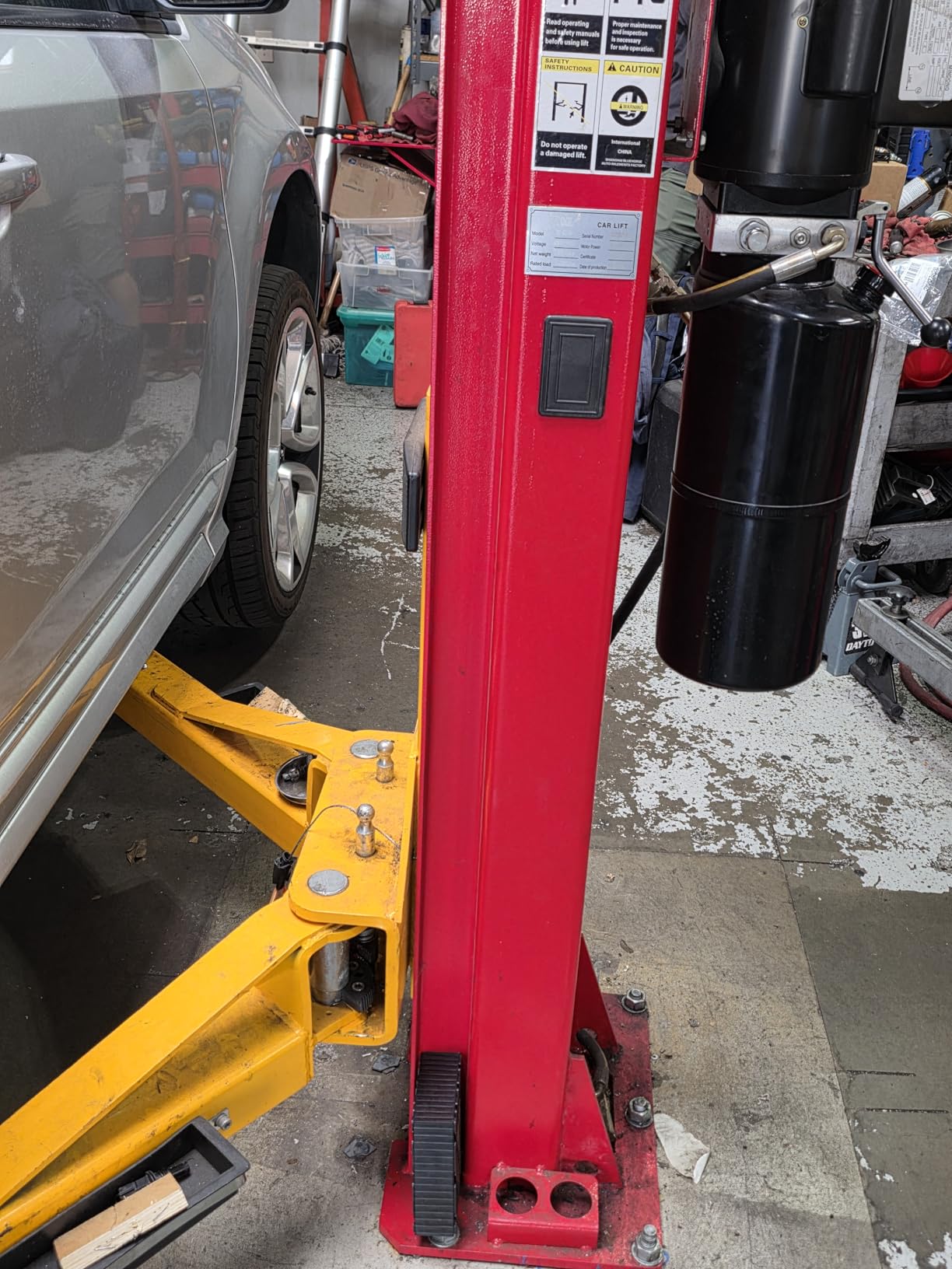 KATOOL 2 Post Lift 4.0HP 12000lbs Single Point Lock Release Car Lift Automotive Lift Truck Hoist 2 Post Car Lift for Repair Store customer photo 1
