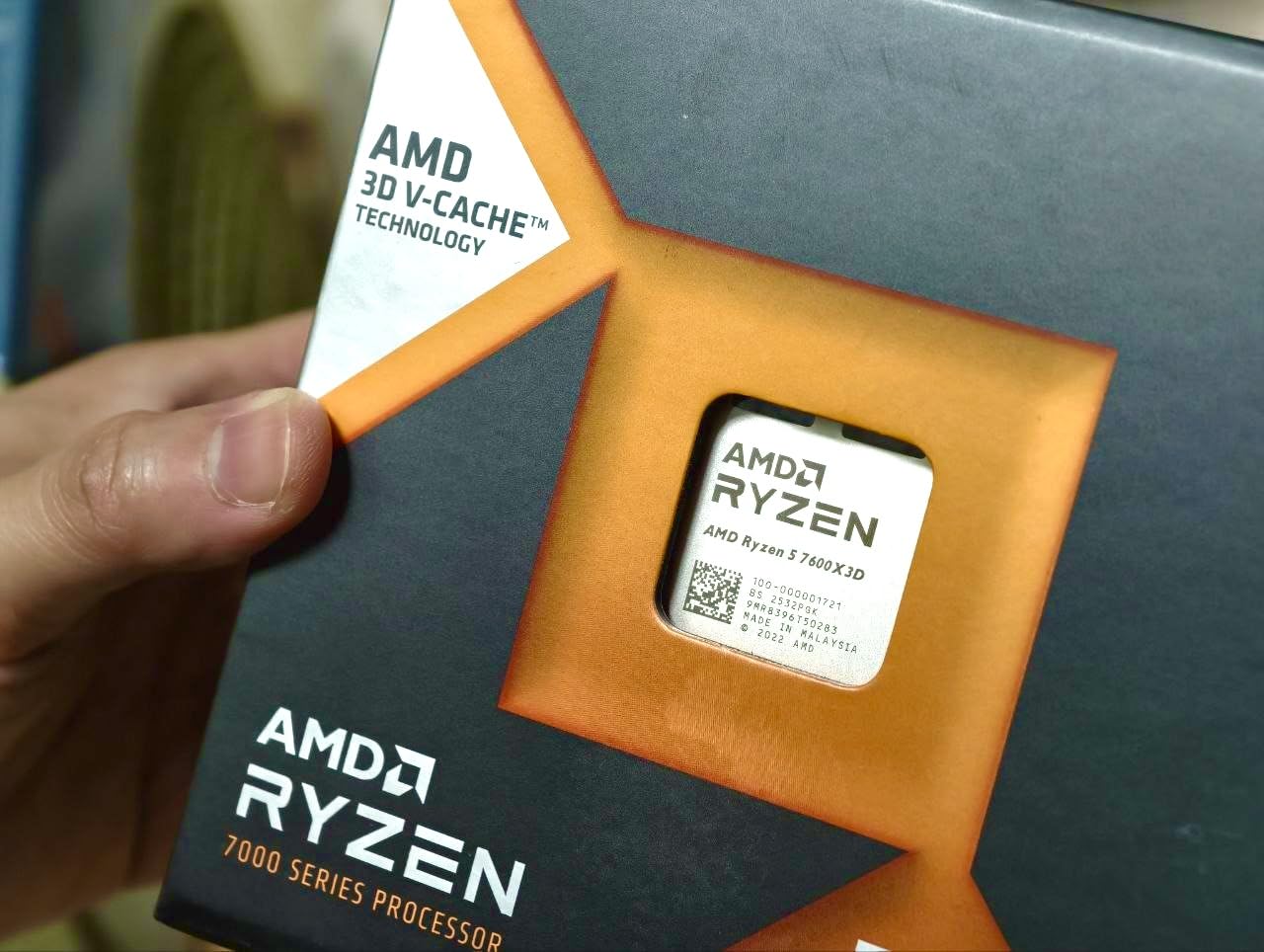 AMD Ryzen 5 7600X3D 6-Core AM5 4.1GHz Desktop Processor customer photo 1