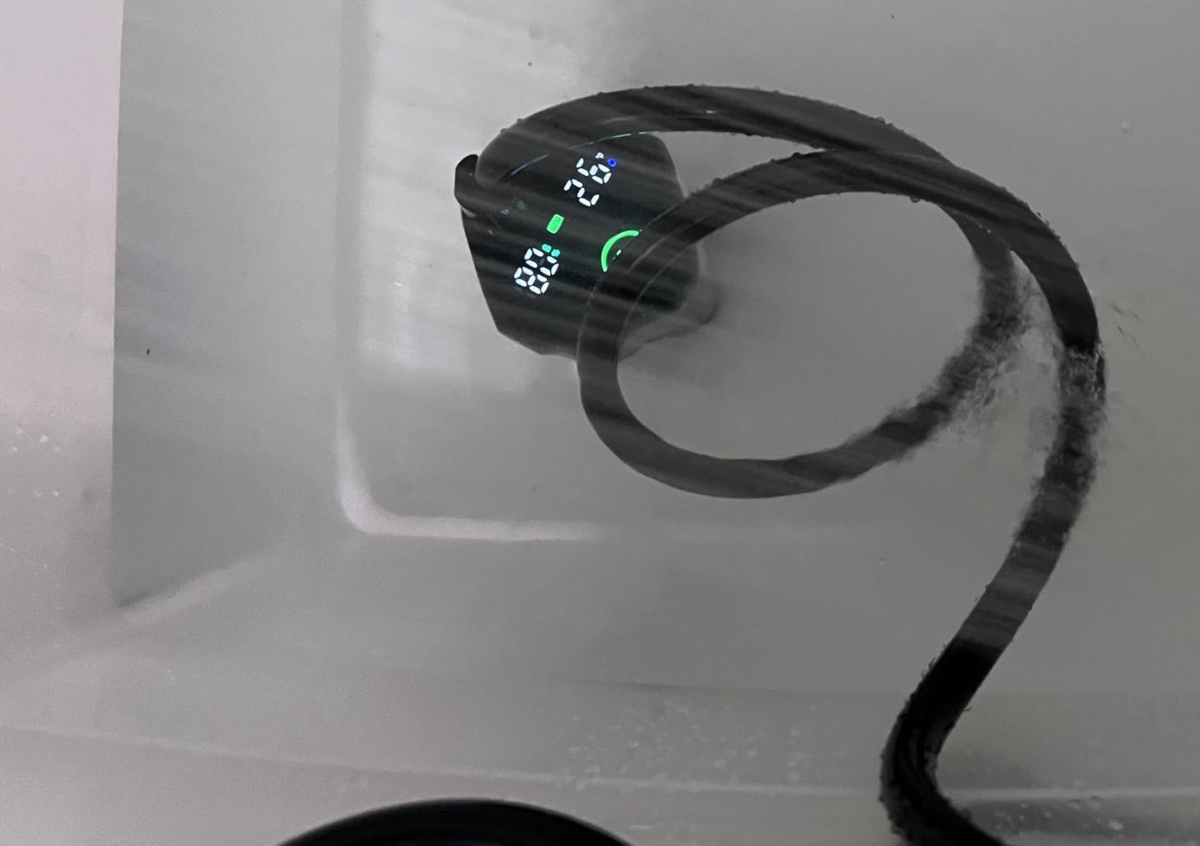 Portable Shower for Camping: 10000 mAh Rechargeable Shower, IPX8 Waterproof, High-Pressure Flow Camp Shower Pump, 5-Speed Outdoor Shower with LED Display, Camping Gifts, Dog Bath, Hiking customer photo 2