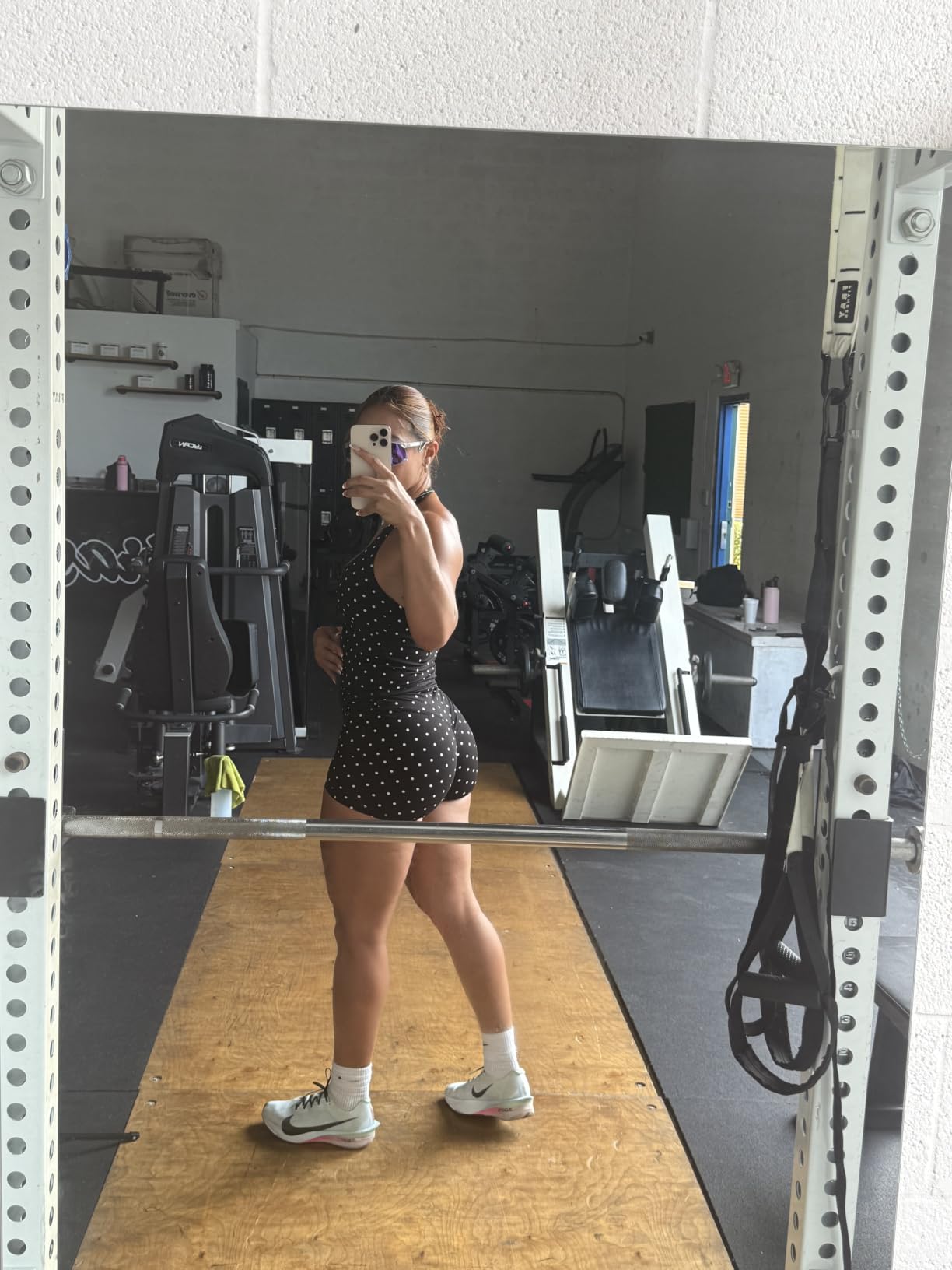2 Piece Workout Sets for Women Halter Sports Bra Tank Gym Biker Shorts Outfits customer photo 1