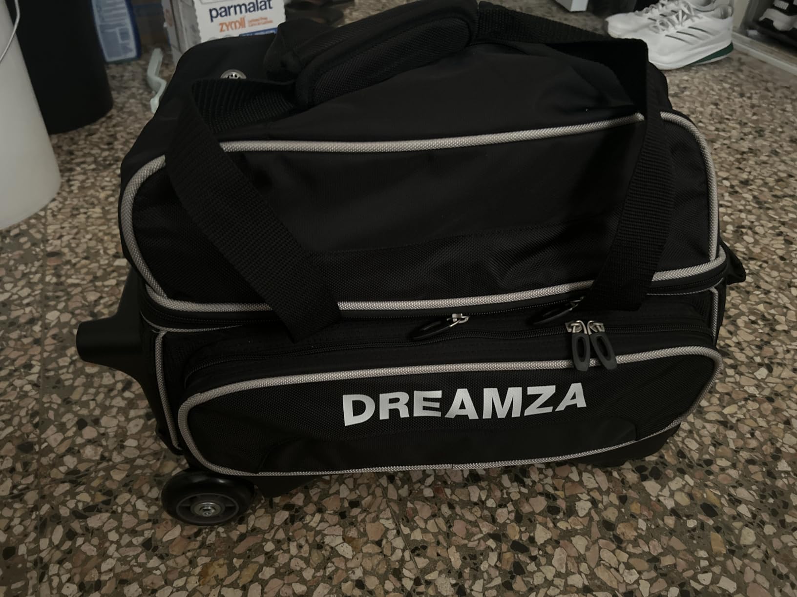 2 Ball Roller Bowling Bag with Wheels & Separate Shoes Pocket customer photo 2