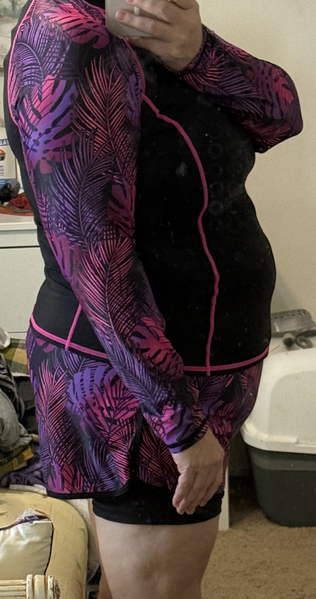 3 Piece Rash Guard Set with 3'' Shorts customer photo 1