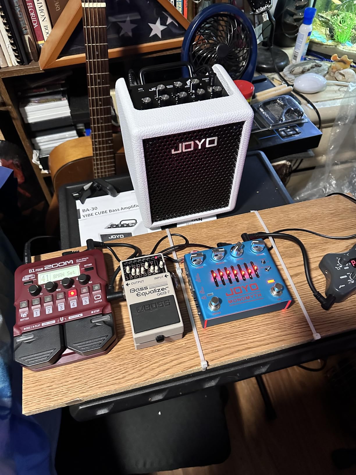 JOYO 30W Bass Amp Portable Combo Amplifier 4