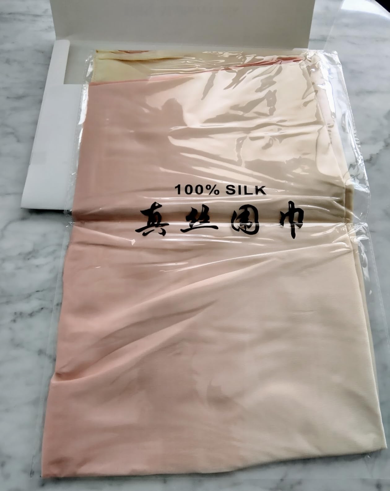 100% Mulberry Silk Scarf - Long Large Silk Neck Scarf Hijab Shawl for Women Travel Wrap customer photo 2