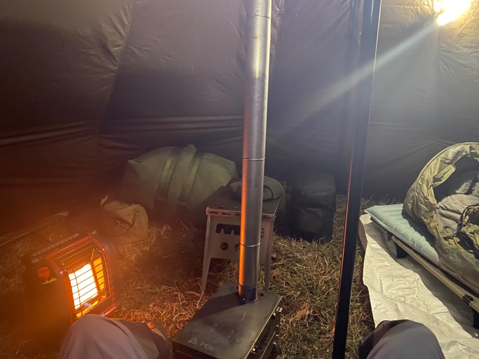 OneTigris Rock Fortress Hot Tent with Stove Jack, 4 Season, 4-6 Person Tipi for Camping, Backpacking, Hunting, Fishing - Waterproof, Wind-Proof customer photo 1