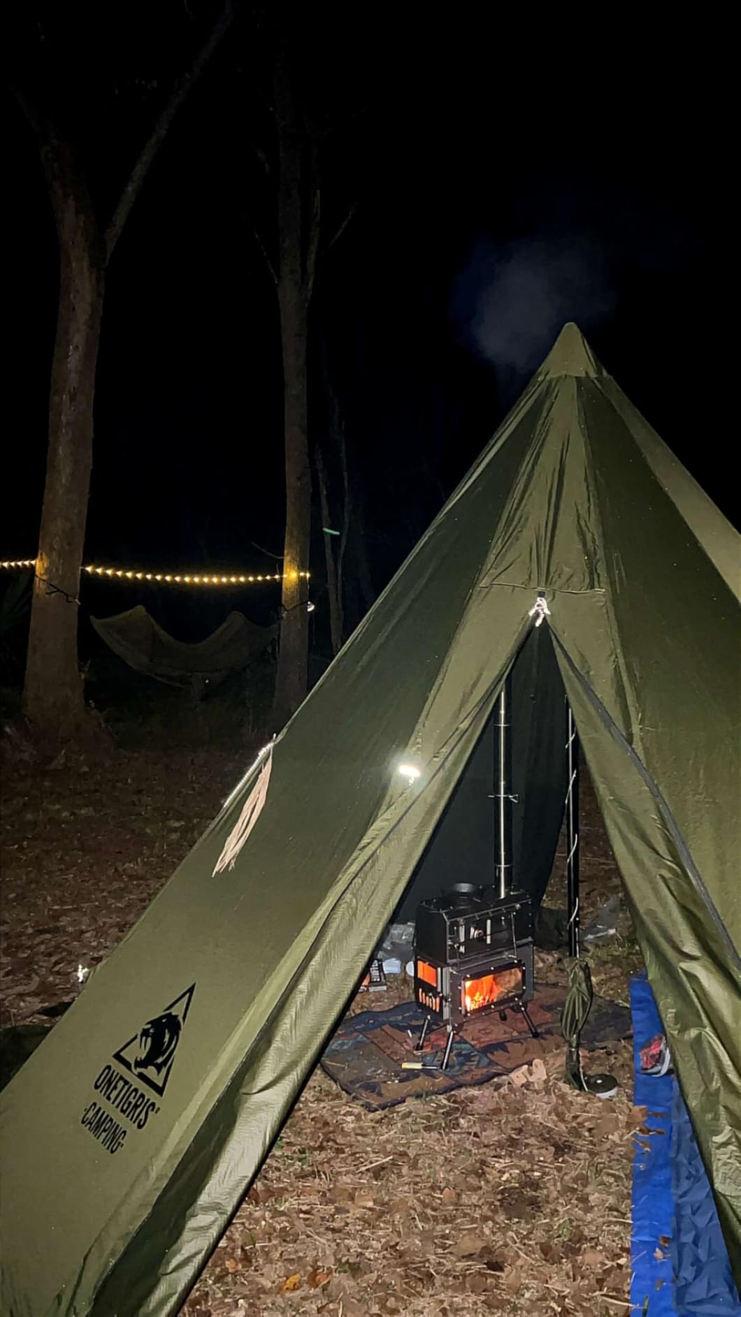 OneTigris Rock Fortress Hot Tent with Stove Jack, 4 Season, 4-6 Person Tipi for Camping, Backpacking, Hunting, Fishing - Waterproof, Wind-Proof customer photo 2