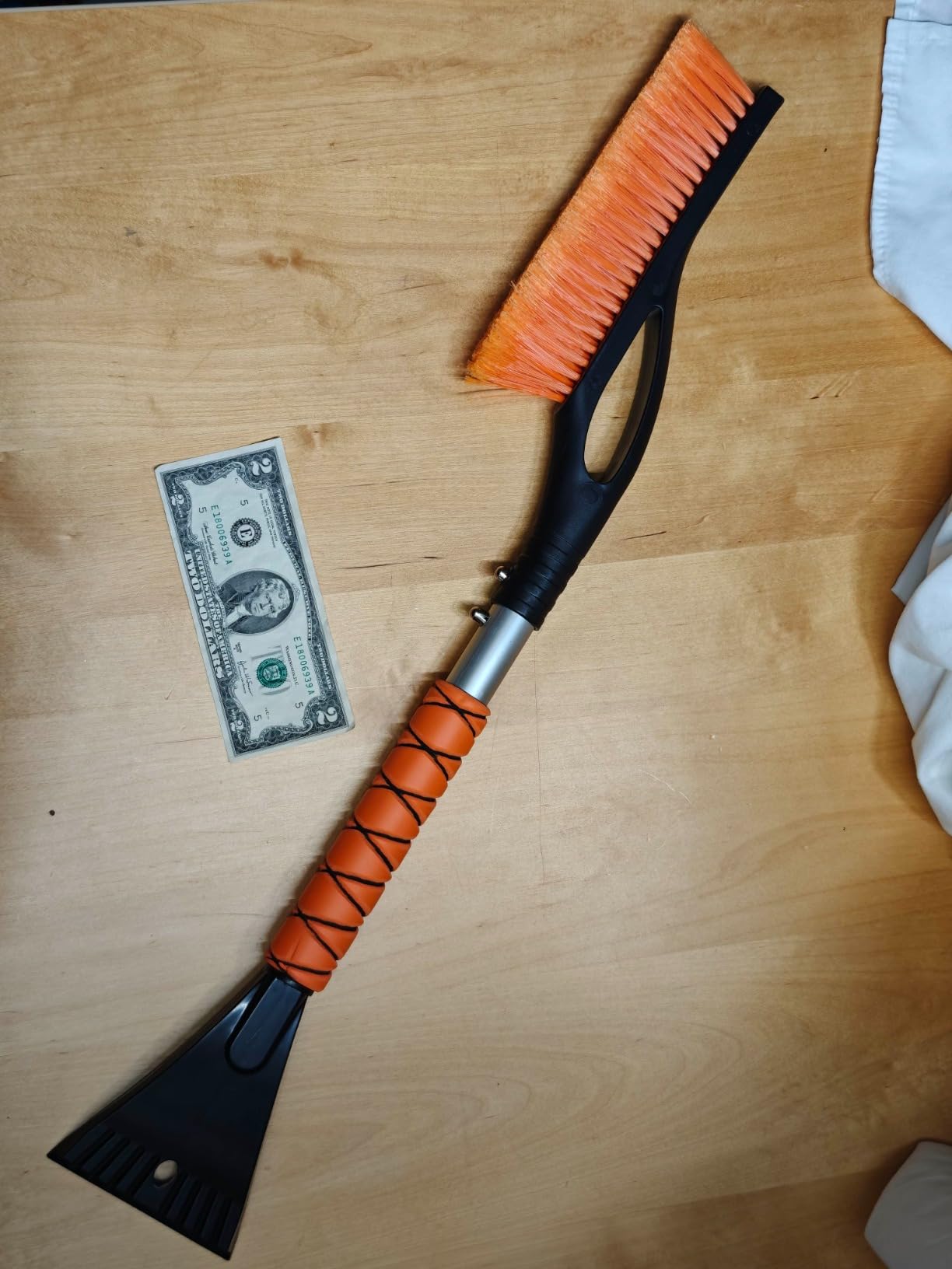 Snow Brush & Ice Scraper, 27 Inch, Ice Scrapers for Car Windshield, Detachable Snow Removal Tool with Ergonomic Foam Grip for Cars, Trucks, SUVs (Heavy Duty Abs, PVC Brush) customer photo 2