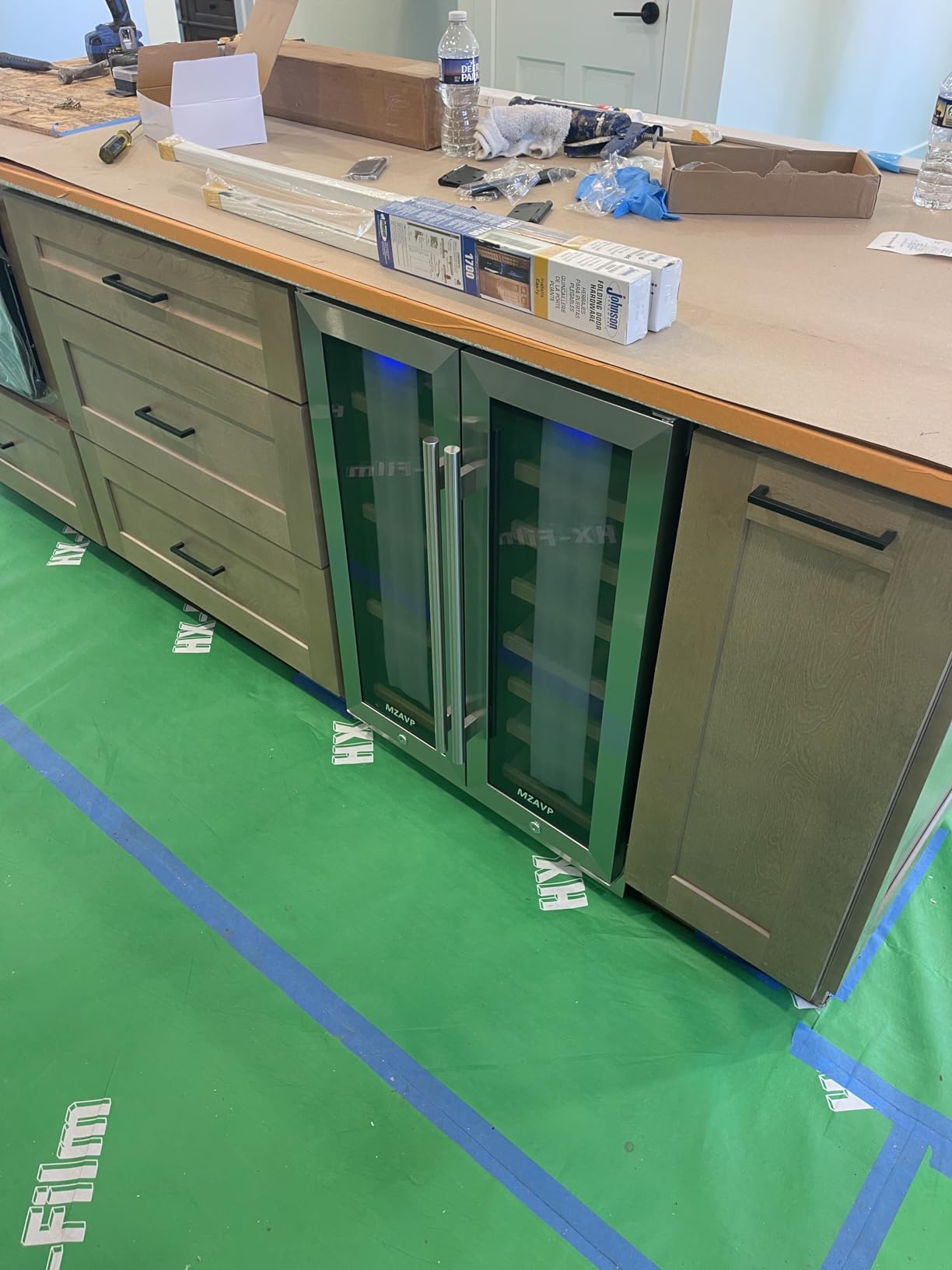 24 Inch Double Drawer Fridge, Stainless Steel Outdoor Beverage Refrigerator for Patio and Kitchen, Freestanding or Built-In, Mobile Grid Organizer, Home and Commercial Use customer photo 2