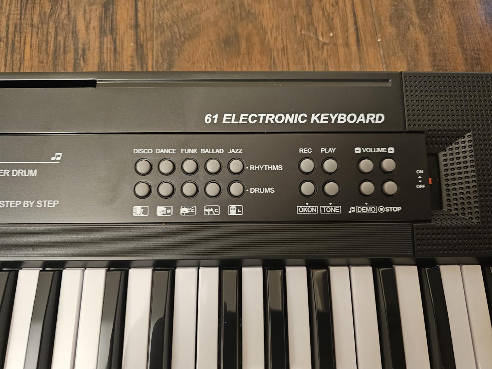 61 Keys Kids Piano Keyboard Toy with Mic - Portable Electronic Piano for 3 4 5 6 7 8 Girls Boys Beginners Birthday Xmas Gifts, Black customer photo 1