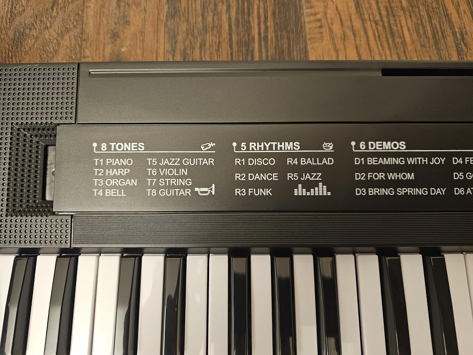 61 Keys Kids Piano Keyboard Toy with Mic - Portable Electronic Piano for 3 4 5 6 7 8 Girls Boys Beginners Birthday Xmas Gifts, Black customer photo 2