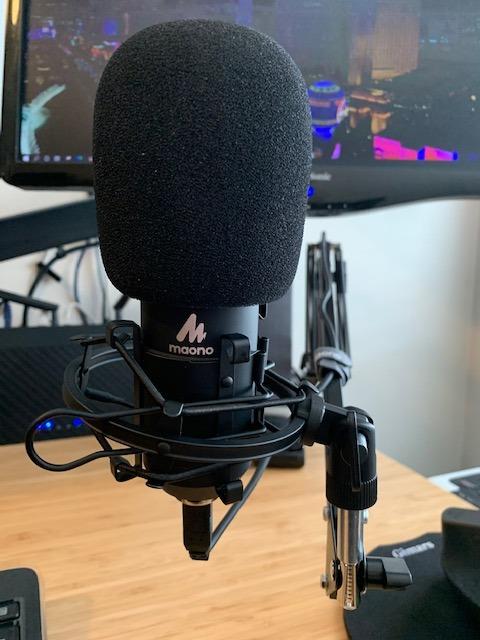 MAONO A04 Gen2 XLR/USB Condenser Microphone Kit for PC Podcast Recording | 192kHz/24Bit Cardioid Metal Mic with Software, Plug & Play for Content Creation, Streaming, Gaming, Home Studio, YouTube customer photo 2