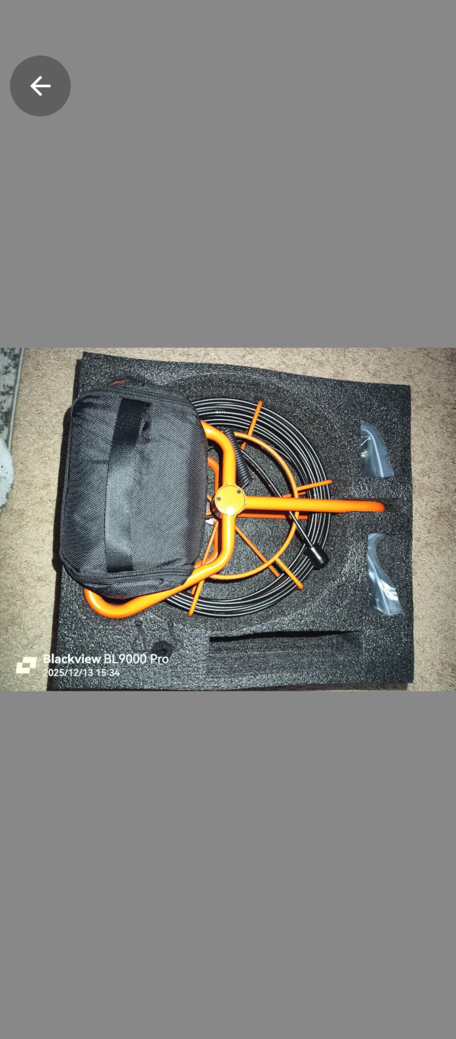 [ChoosePRO®] HD1080P Sewer Camera 7'' w/1s Twist-Unlock System, DVR-32GB, 0.64'' Thicker Reel, 5000mAh 100FT Marked Cable, Plumbing Pipe Inspection Camera for Drain & Sewer Inspection customer photo 2