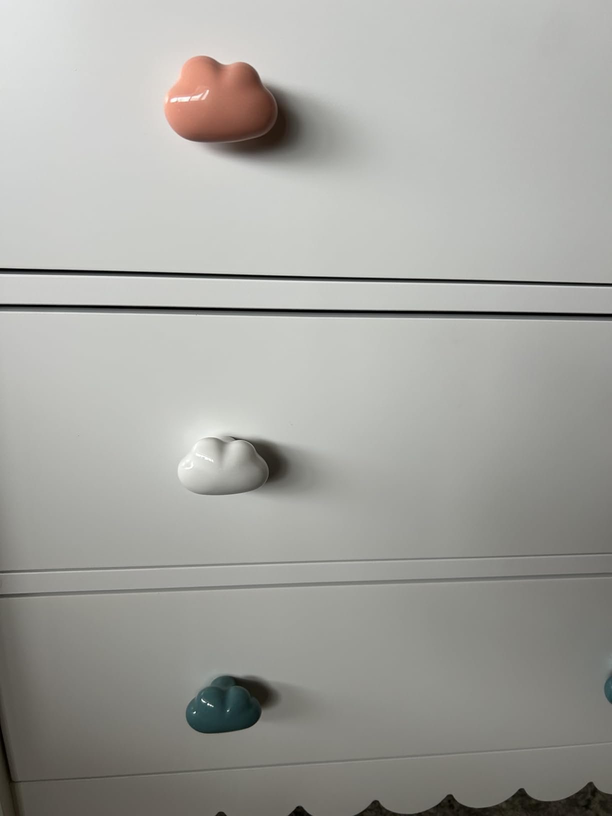 White 3 Drawer Dresser for Bedroom, 27