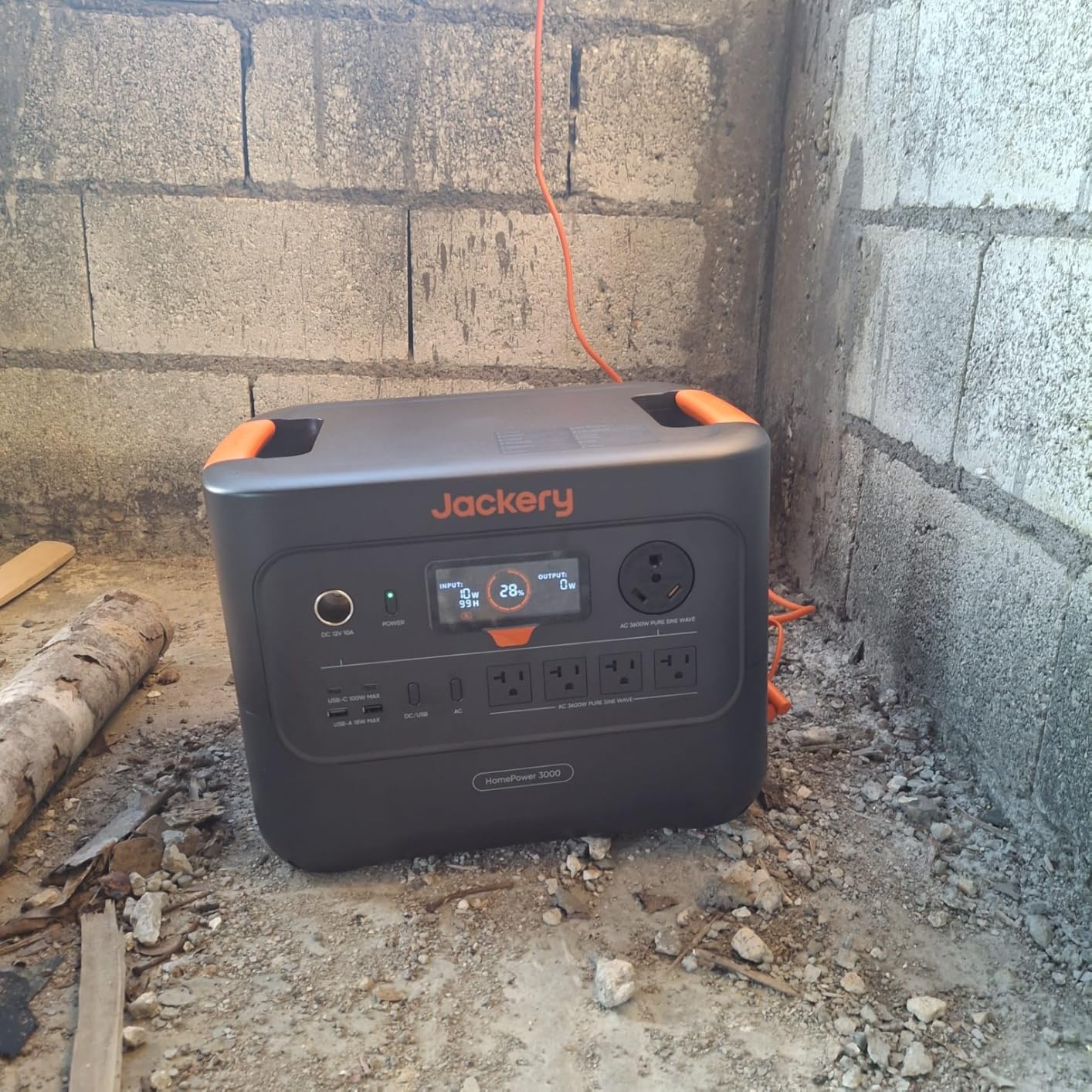 Jackery HomePower 3000 and 2x200W Solar Panels, 3072Wh, 3600W AC Output | 7200W Surge, LFP Battery, Solar Generator, Essential Backup for Home Use, Power Outage, RV, Emergencies customer photo 2