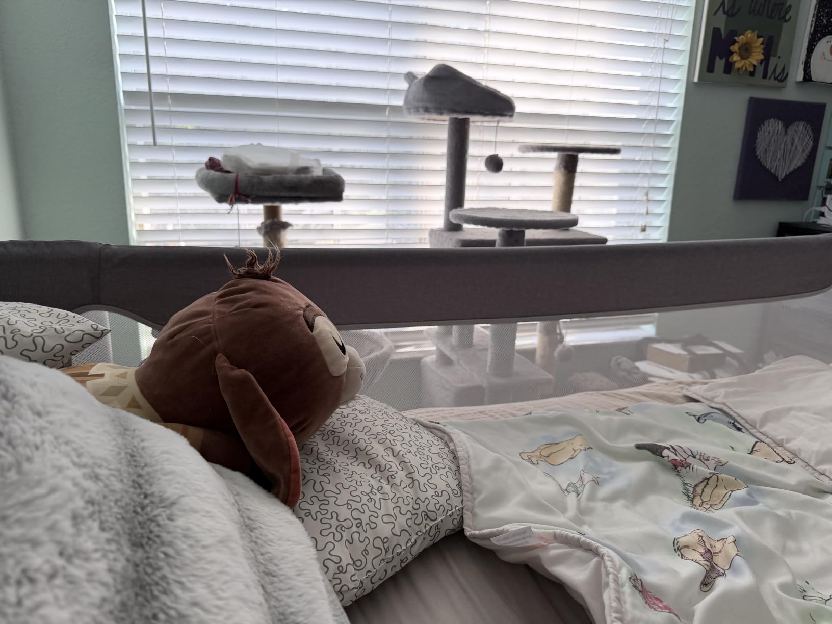 Foldable Bed Rail for Toddlers, 71in Reinforced Carbon Steel Frame&Connectors, Breathable Cationic Fabric - Safety Toddler Bed Rails for Queen, King, Twin, Full, No-Tool Setup customer photo 2