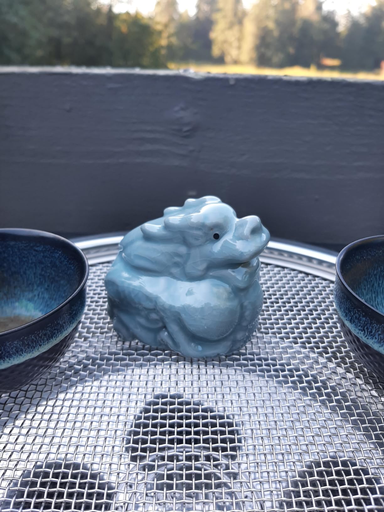 12 Chinese Zodiac Tea Pet, Unique Crackle Ru Porcelain, Traditional Chinese Cultural Tea Accessory, Asian Home & Office Decor, Gift for Tea Lovers & Anniversaries (Horse 1pc) customer photo 2