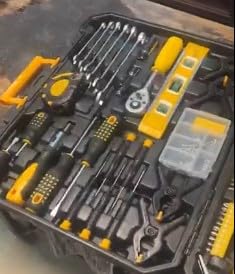 168-Piece Tool Set with Screwdrivers Ratchet Wrenches Tool Kit for Home | Tool Set with Socket Wrenches, Hand Saw, Hammer General Tool Kit for Dorm, Motorcycle, Plumbing Repairs customer photo 1