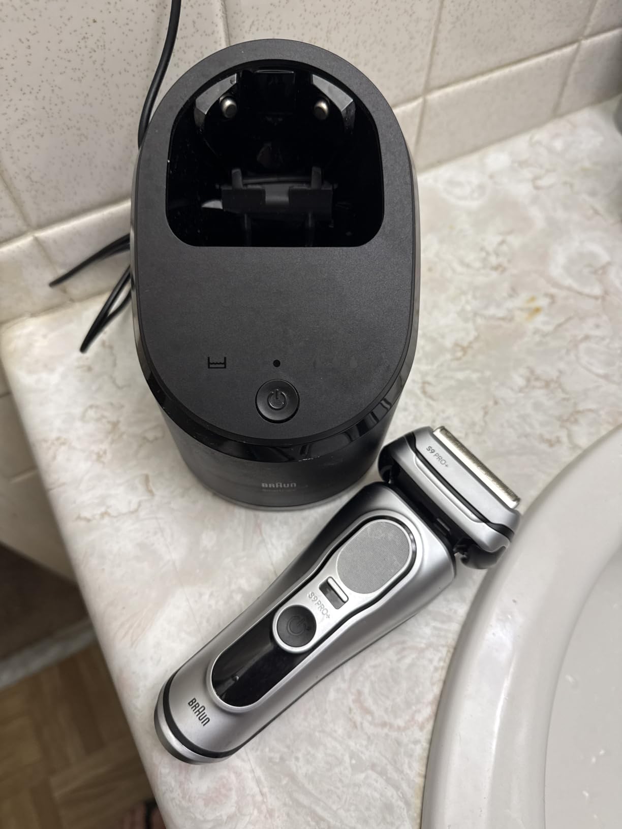 Braun Series 9 PRO+ Electric Shaver for Men, Wet & Dry Foil Razor, 6-in-1 SmartCare Clean & Charge Center, Built-in Precision ProTrimmer, ProComfort Attachment, Travel Case, Silver 9697cc customer photo 1