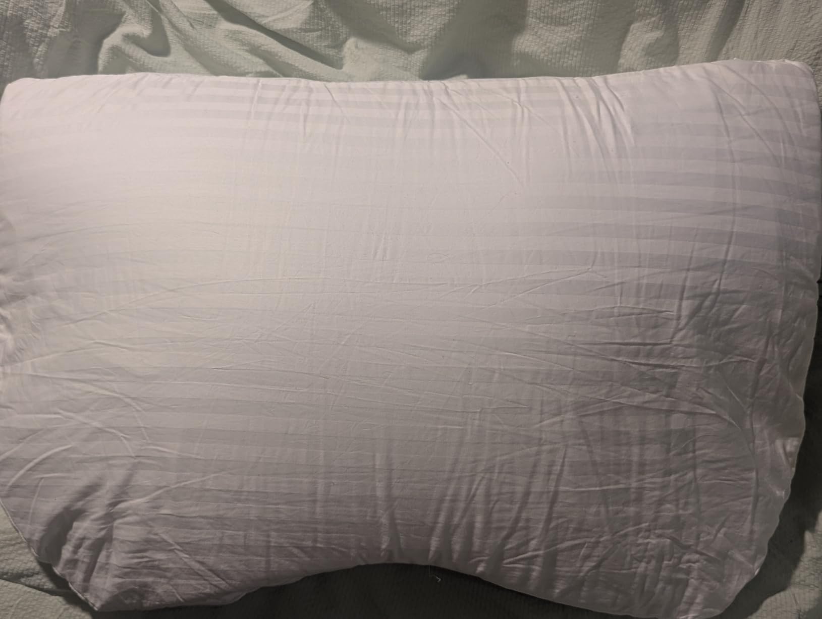 Lunderg Parkin CPAP Pillow for Side & Back Sleepers - Down Alternative | With Adjustable Filling & 100% Cotton Case - Reduce Air Leaks & Mask Pressure for Better Sleep - Works with All Masks customer photo 2