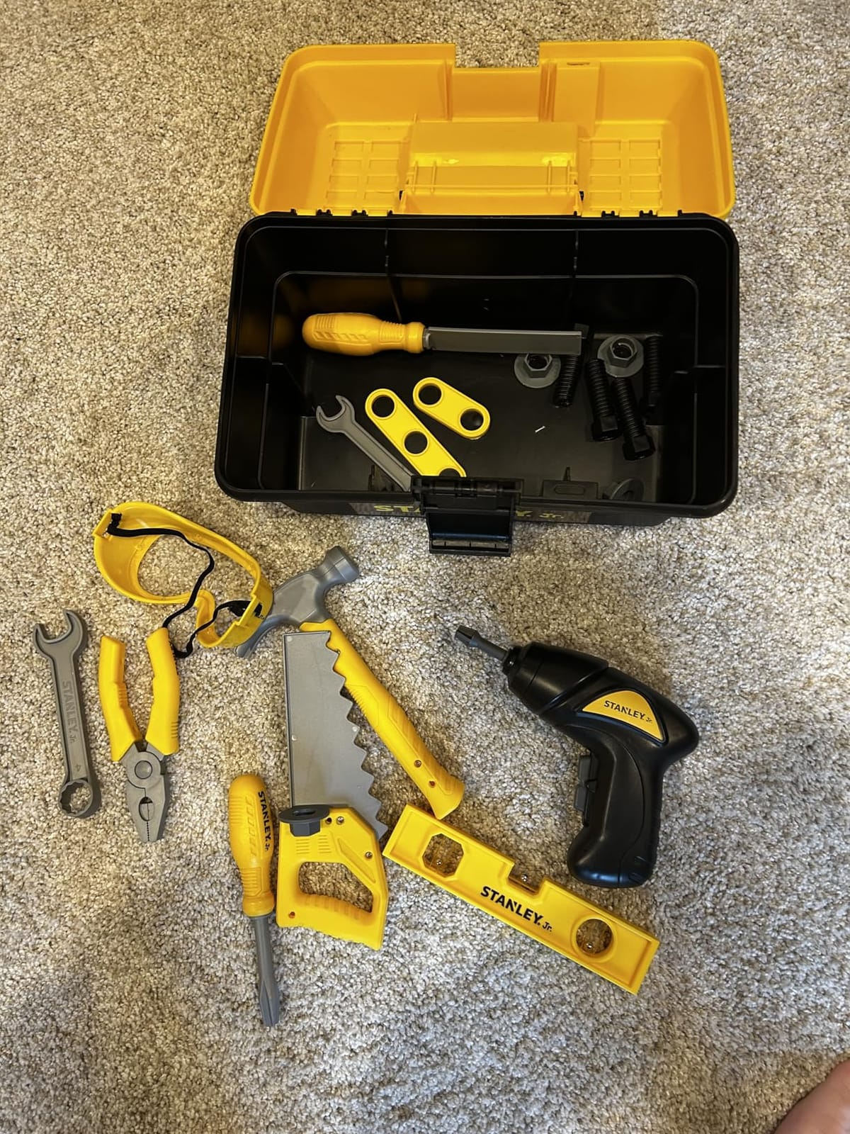 Stanley Jr. Tool Set for Kids, 21-Piece Kids Tool Box - Ideal Tool Sets for Age 3+ customer photo 1