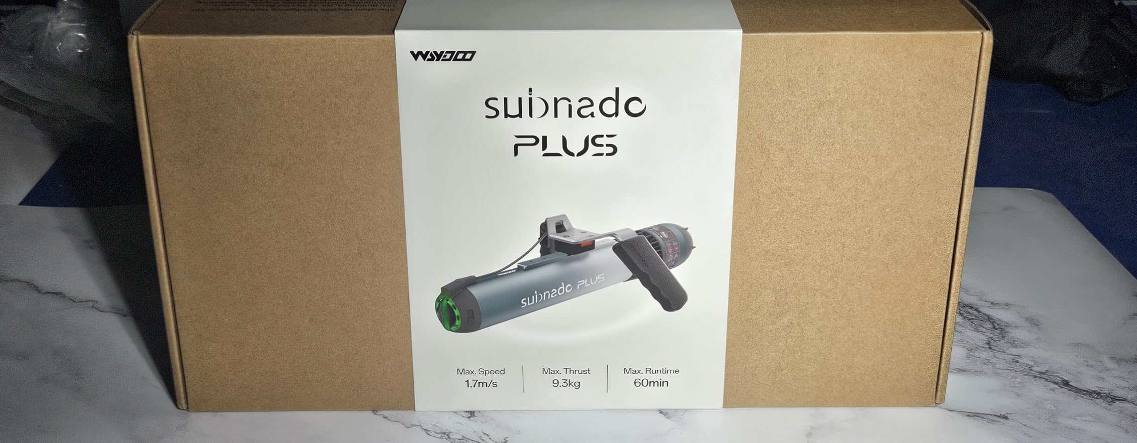 Waydoo Subnado Plus Underwater Scooter, 800W Motor Output and 144W Battery, 60 Minutes Max Runtime, Lightweight and Portable Sea Scooter with Bi-Directional Fast Charging for Snorkeling and Diving customer photo 1