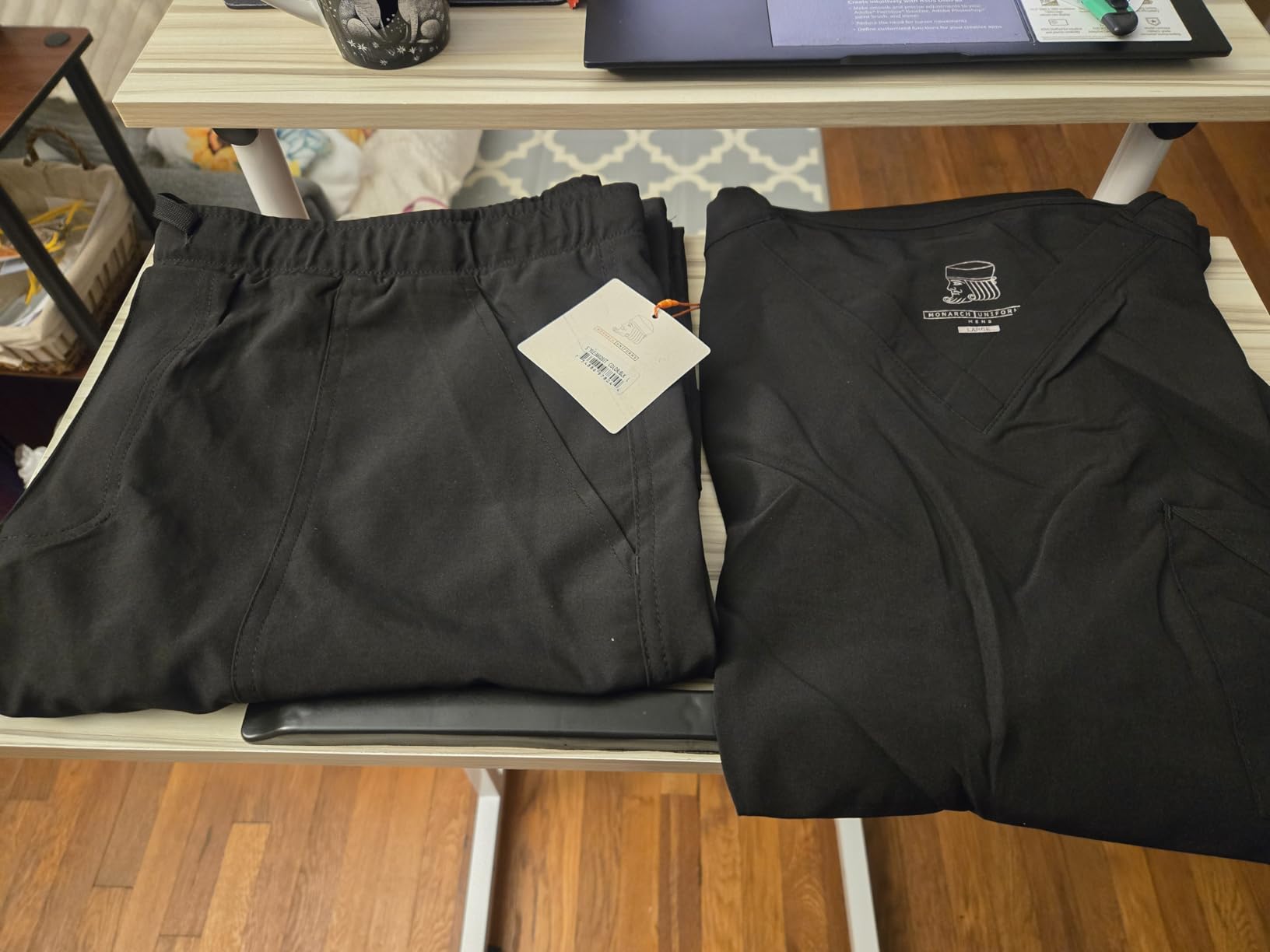 Monarch Uniforms Men's Scrub Set V-Neck Scrub Sets with Nine Large Pockets customer photo 1