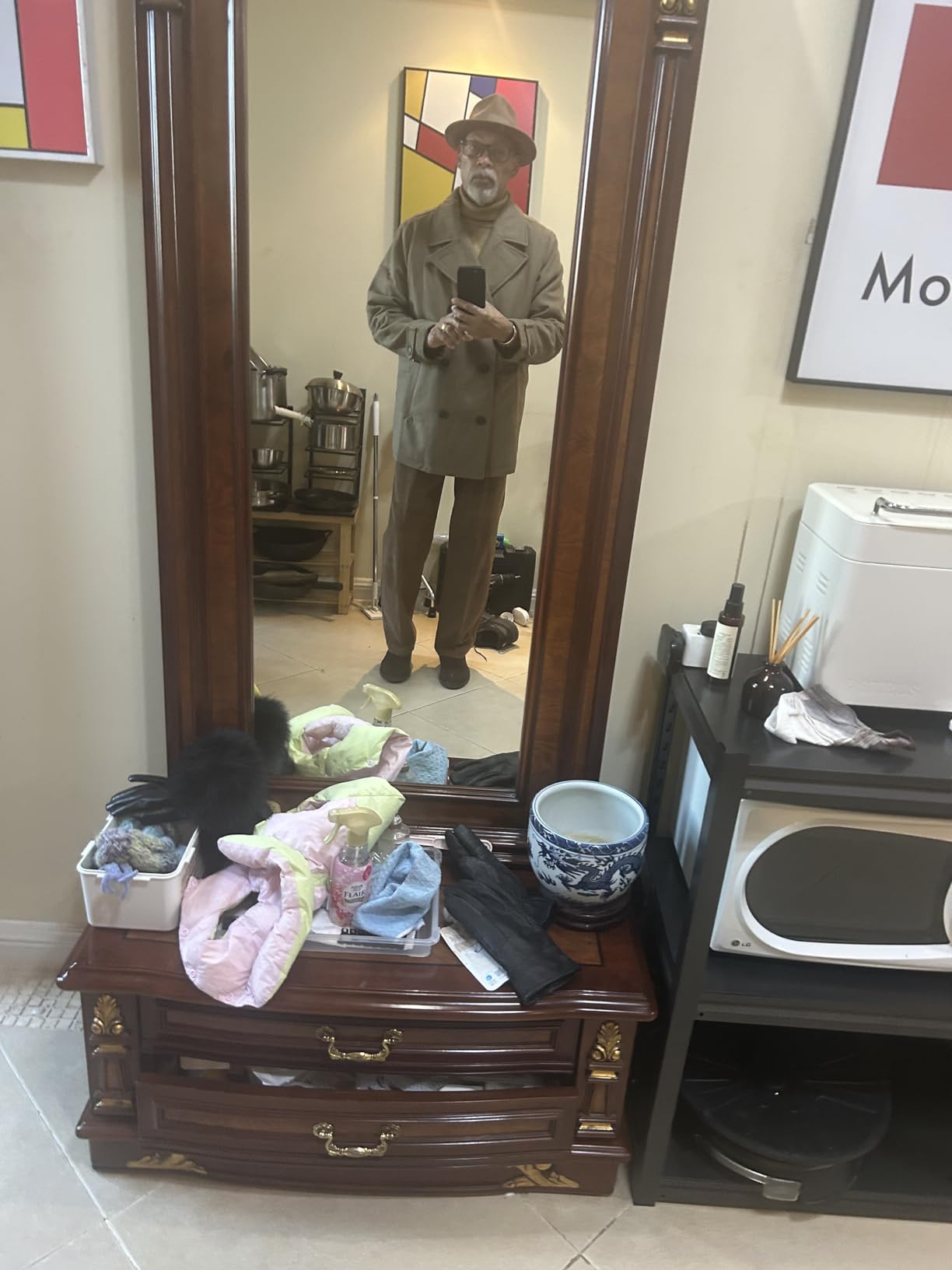 DOCKERS Men's Wool Blend Peacoat customer photo 1