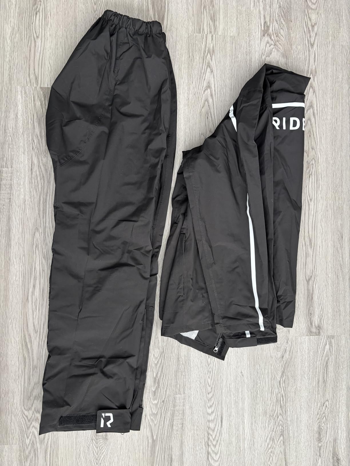 RIDEIRON Motorcycle Rain Gear for Men & Women, Waterproof Rain Suit | 15,000 mm Waterproof Rating, Zippered Leg Openings, Roomy Seat Design, Reflective, Breathable, Fishing, Golf, Hunting customer photo 2