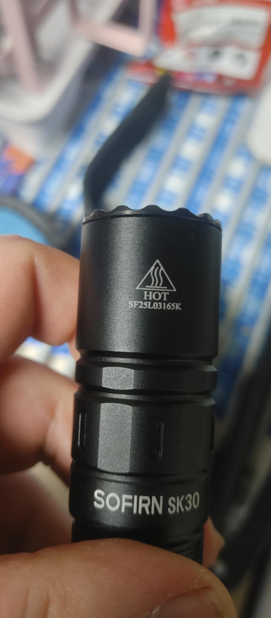 Sofirn SK30 Tactical Flashlight, 3000 Lumens Rechargeable with Holster | Dual Switch, Instant Strobe, 6 Modes, 1286ft Beam Distance, 42H Runtime, IPX8 Waterproof, for Police, Security, Camping, Work customer photo 1