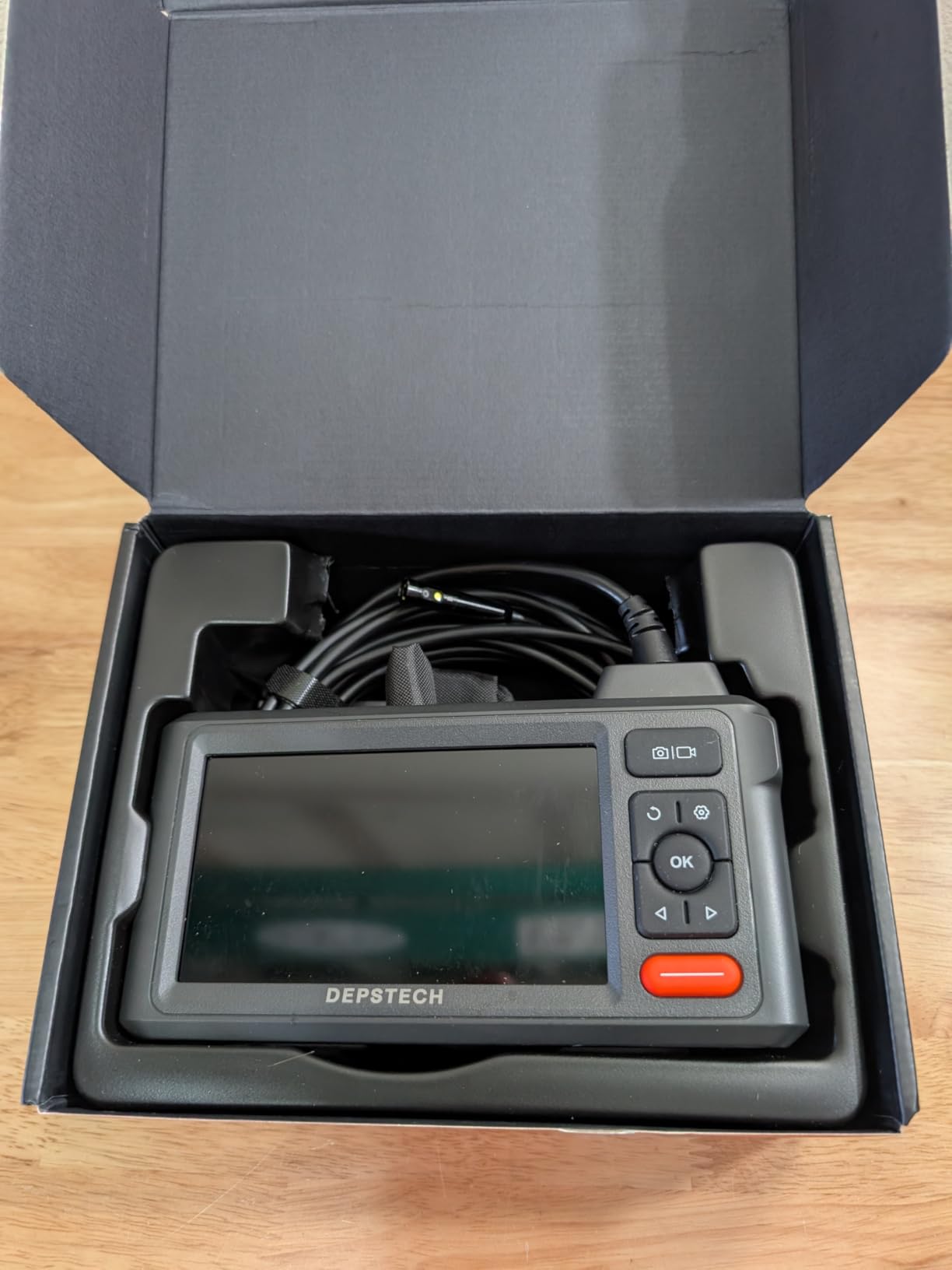 DEPSTECH Triple Lens Inspection Endoscope Camera with Light, 5