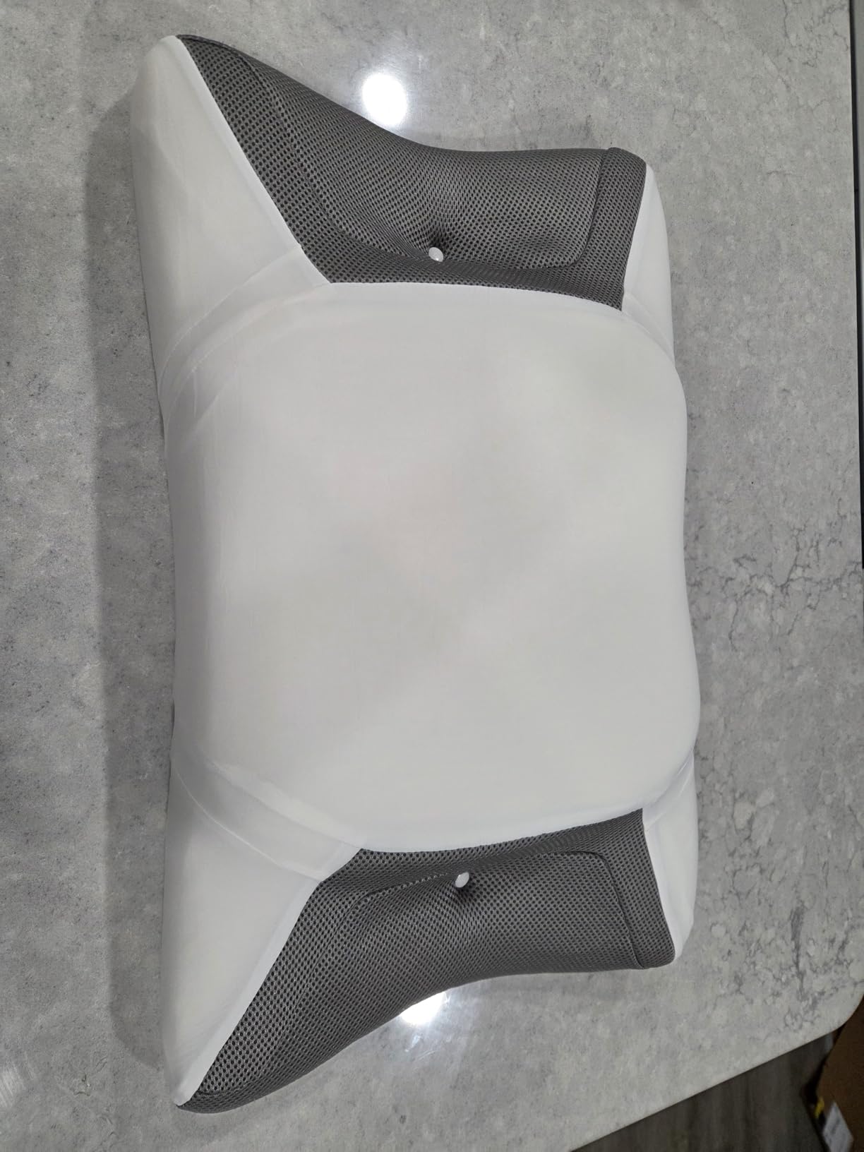 CPAP Pillow for Sleeping, HSA/FSA Sleep Apnea Pillow for All CPAP Masks Users to Reduce Air Leaks, Masks Pressure, Memory Foam with Cooling & Breathable Pillowcase for Side Back Sleeper customer photo 1