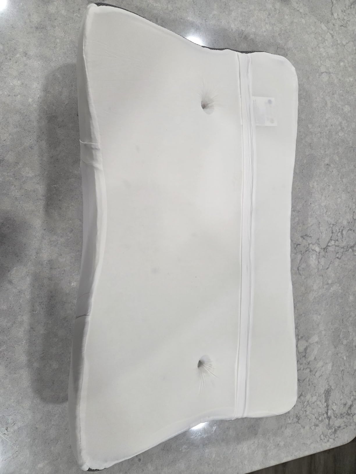 CPAP Pillow for Sleeping, HSA/FSA Sleep Apnea Pillow for All CPAP Masks Users to Reduce Air Leaks, Masks Pressure, Memory Foam with Cooling & Breathable Pillowcase for Side Back Sleeper customer photo 2