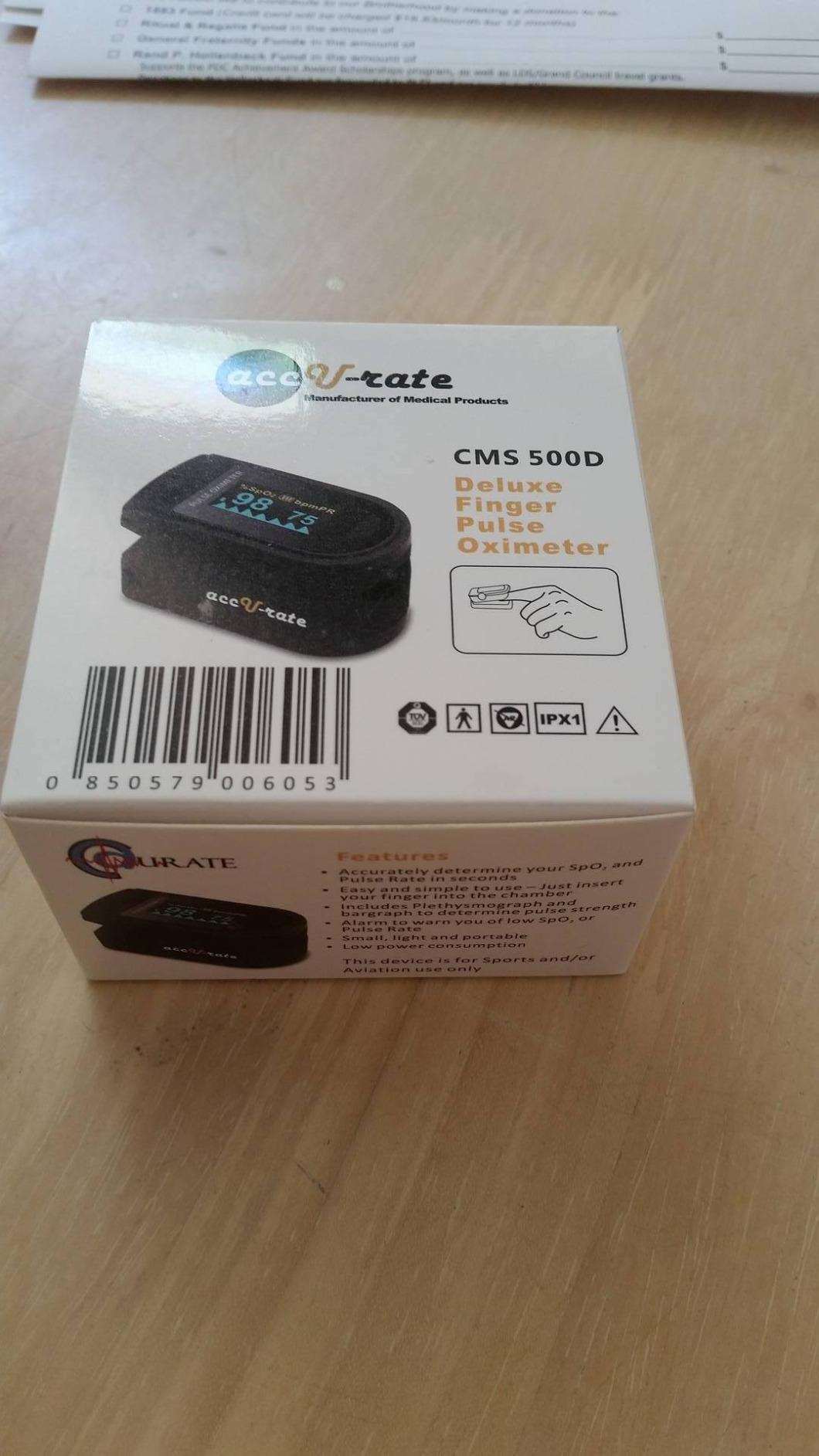 Zacurate 500B-B Wireless Bluetooth Fingertip Pulse Oximeter, Blood Oxygen Monitor with Free App, SpO2, Plethysmograph, and Perfusion Index Finger Oxygen Sensor customer photo 1