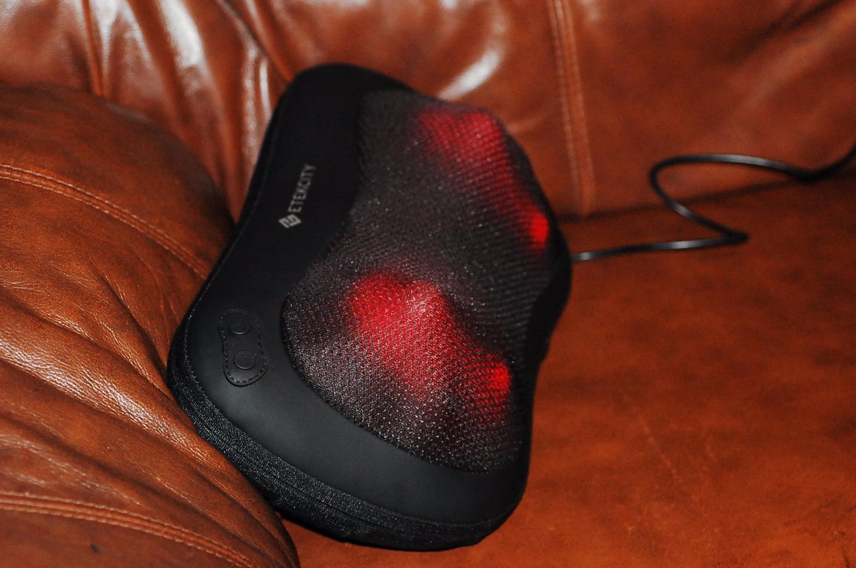 Etekcity FSA Cordless Neck Massager for Pain Relief Deep Tissue, Cadeo, Shiatsu Neck and Shoulder Massager with Heat, Lymphatic Drainage Massage customer photo 1