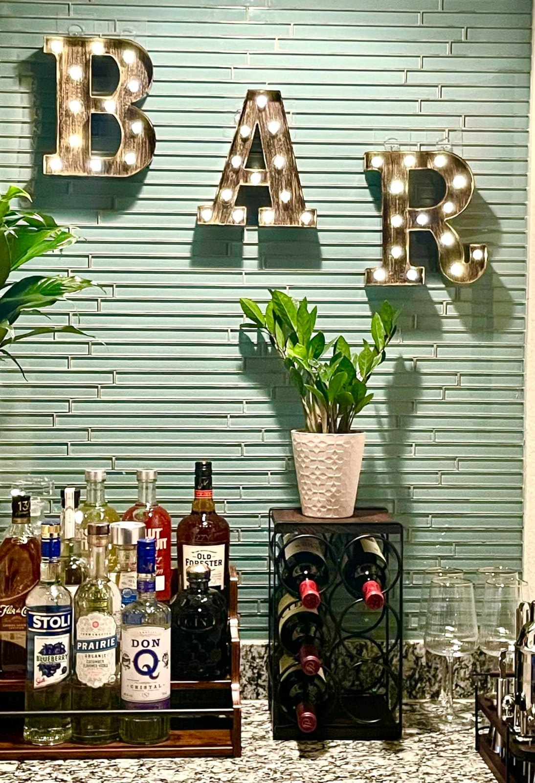 BAR Sign for Home Bar Decor, Vintage LED Light Up Bar Sign | BAR Letters with Lights Battery Opreated, Light Up Marquee Bar Sign for Party Decor, Anniversary Birthday Gift for Him Men customer photo 1