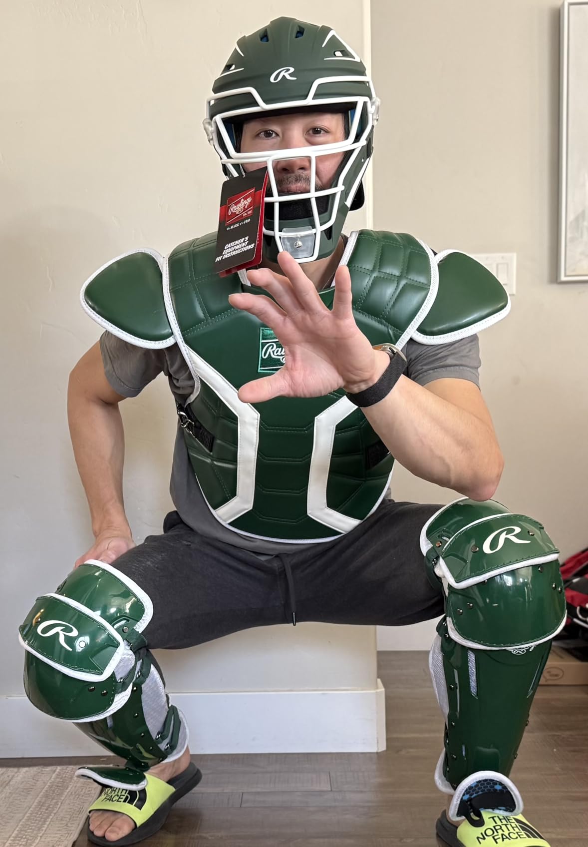 Rawlings | MACH PRO Series Baseball Catcher's Set | NOCSAE Certified | Adult & Intermediate Sizing | Multiple Colors customer photo 2