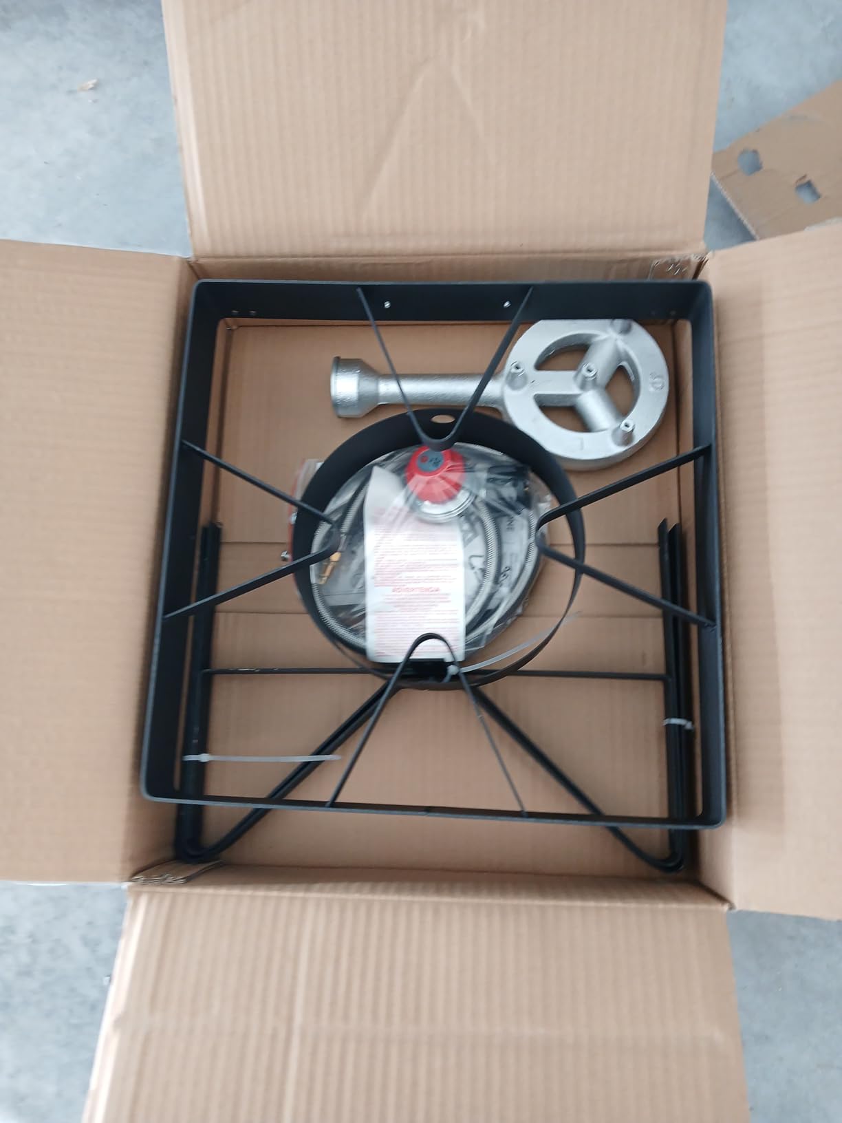 GasOne Stainless Steel Outdoor Propane Burner - High Pressure Camp Stove with Adjustable Regulator & Steel-Braided Hose customer photo 1
