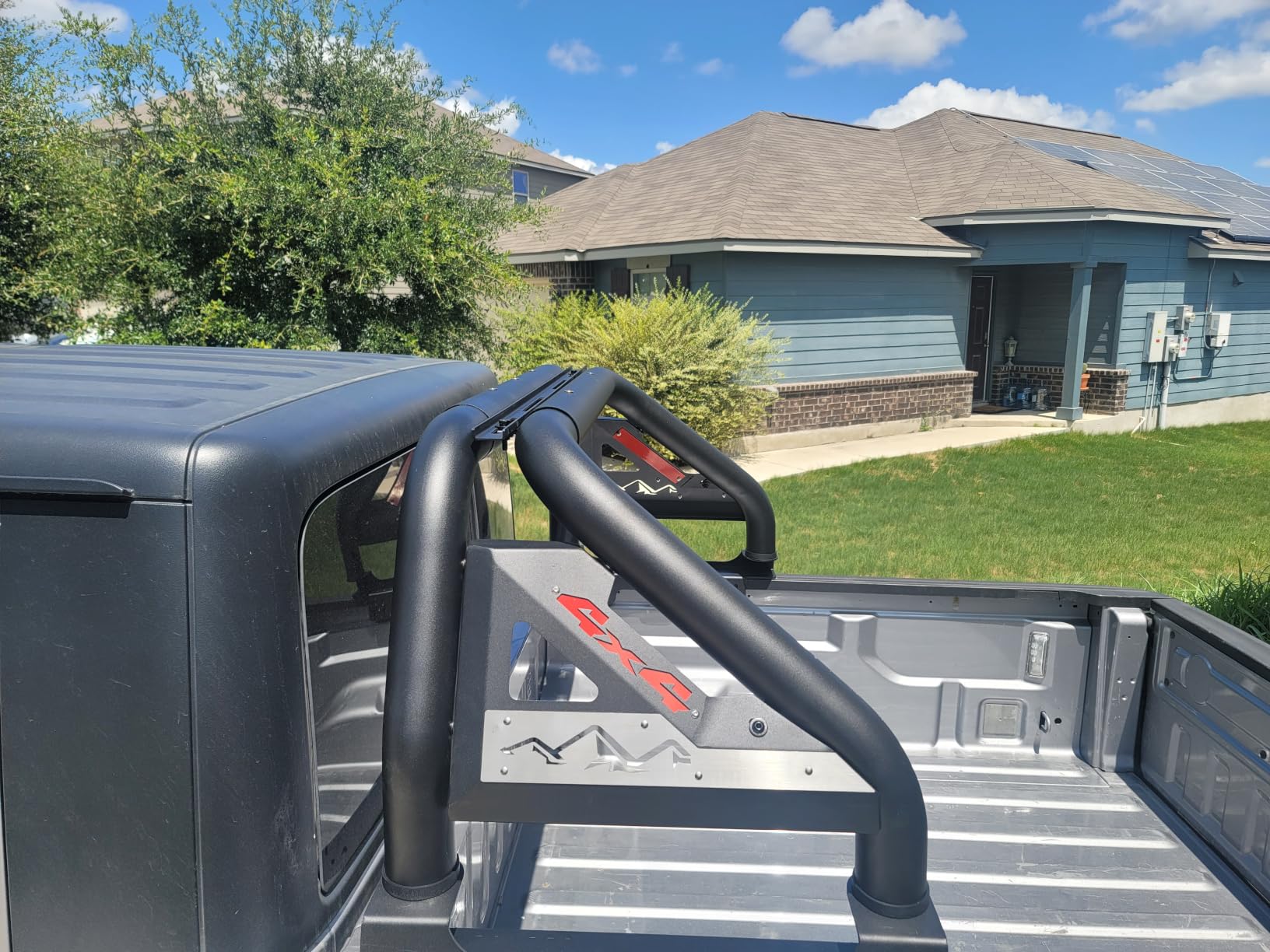 MONOKING Roll Bar for Mid Size Truck with 3rd Brake Light, Adjustable DIY Paintable Chase Rack Sport Bed Bar for 2007-2026 Tacoma Gladiator Colorado Ranger Canyon Frontier Dakota, Carbon Steel customer photo 1