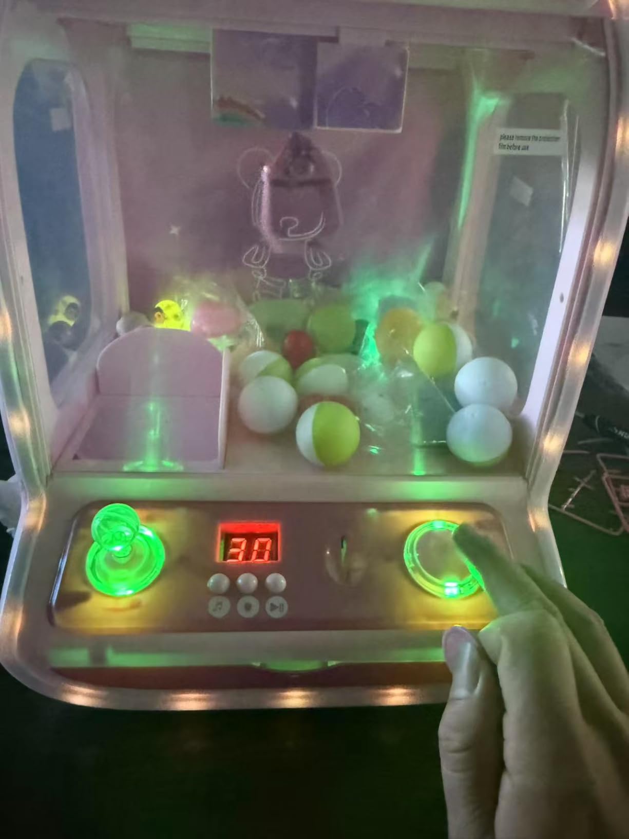 Skirfy Large Claw Machine for Kids, Arcade Prize Grabber with Plush Toys | 16